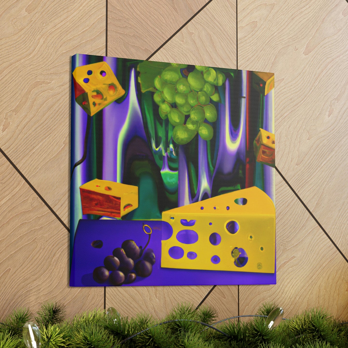 Cheese and Grapes Dream - Canvas