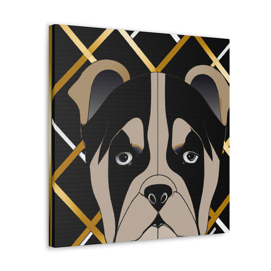 "Bulldog's Roaring Twenties" - Canvas