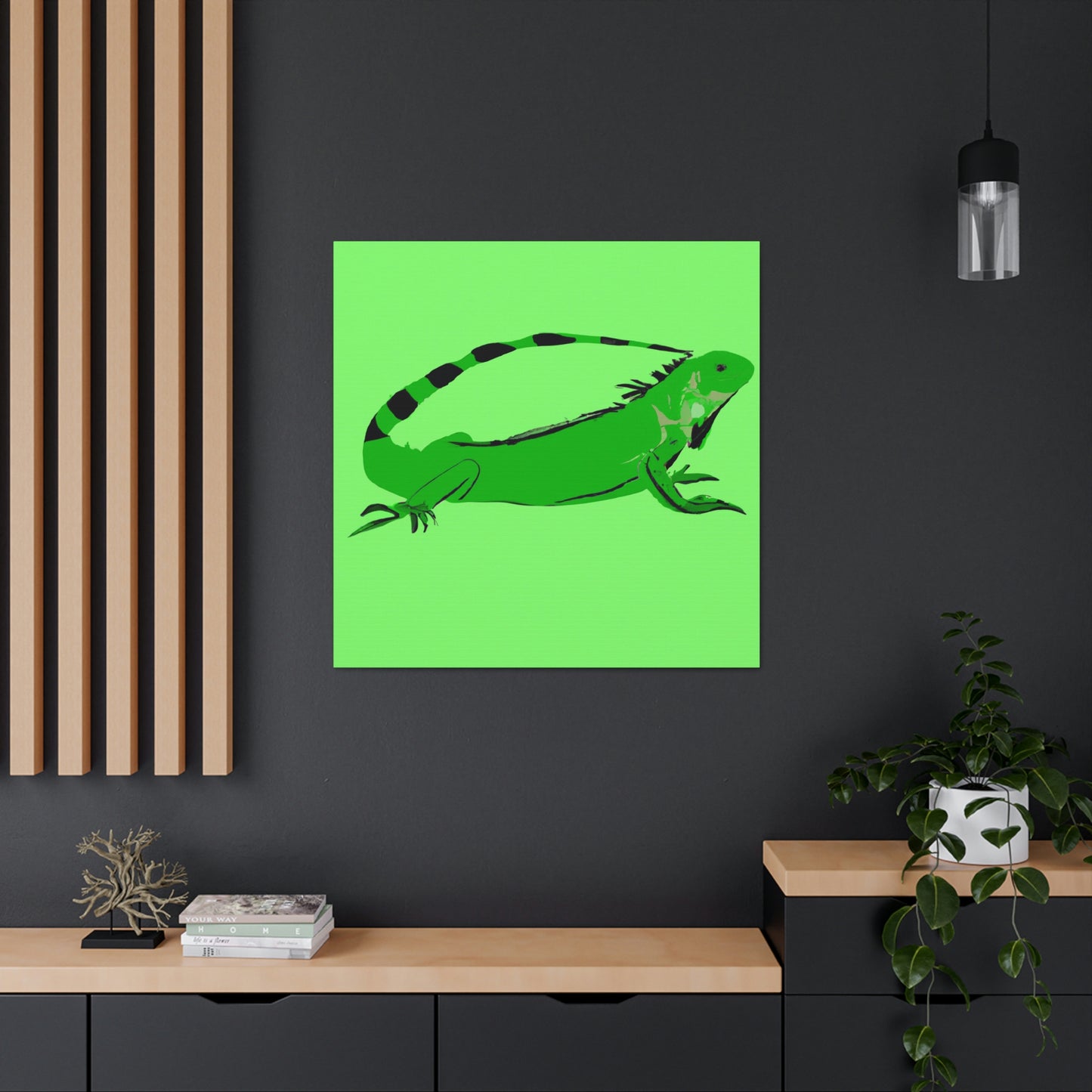 Iguana in Identity - Canvas