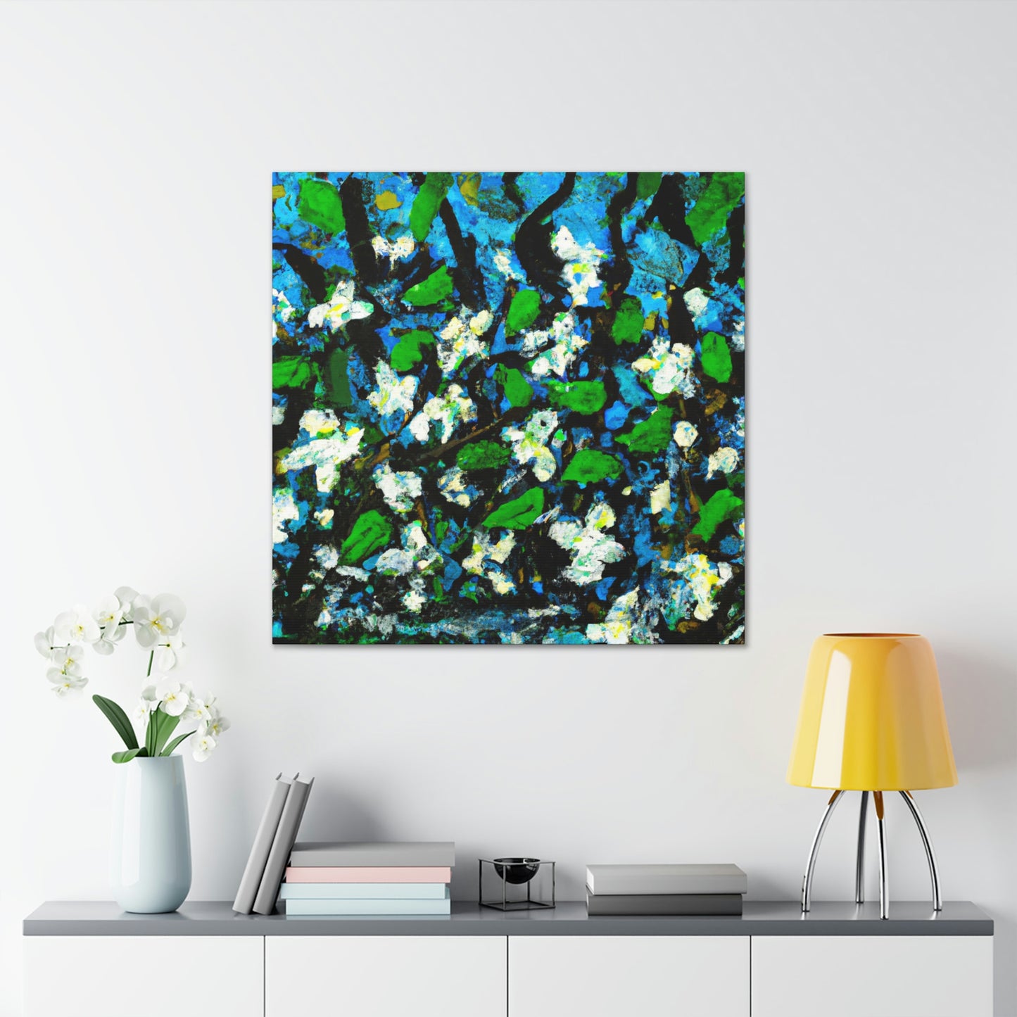 Jasmine's Colorful Frenzy - Canvas