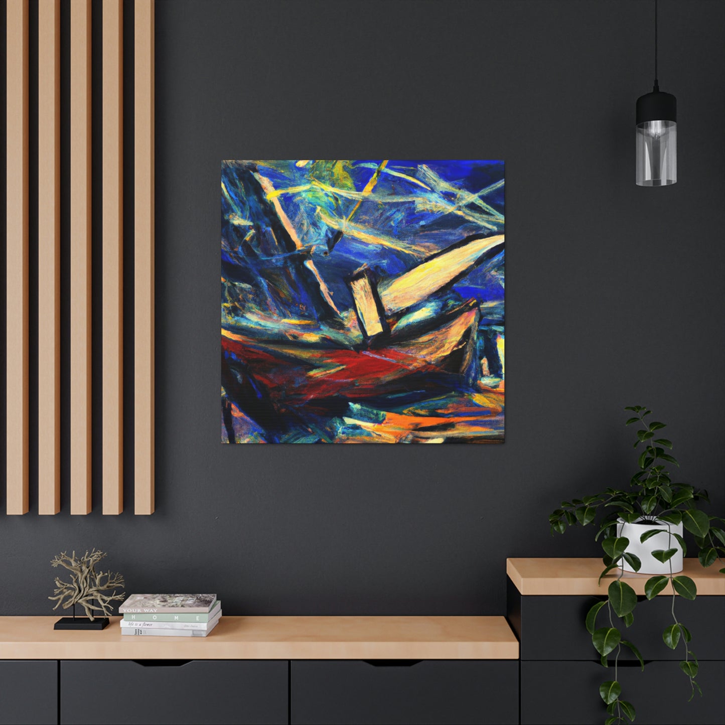 "Sailing Into the Sunset" - Canvas