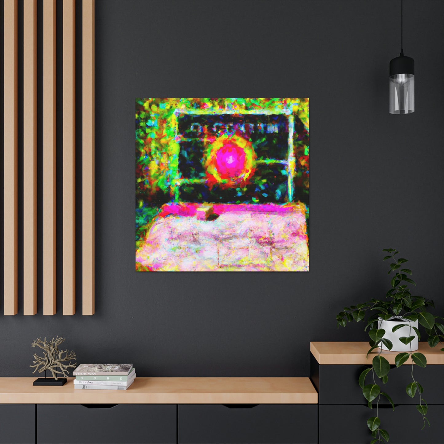 "Quantum Computing Dreamscapes" - Canvas