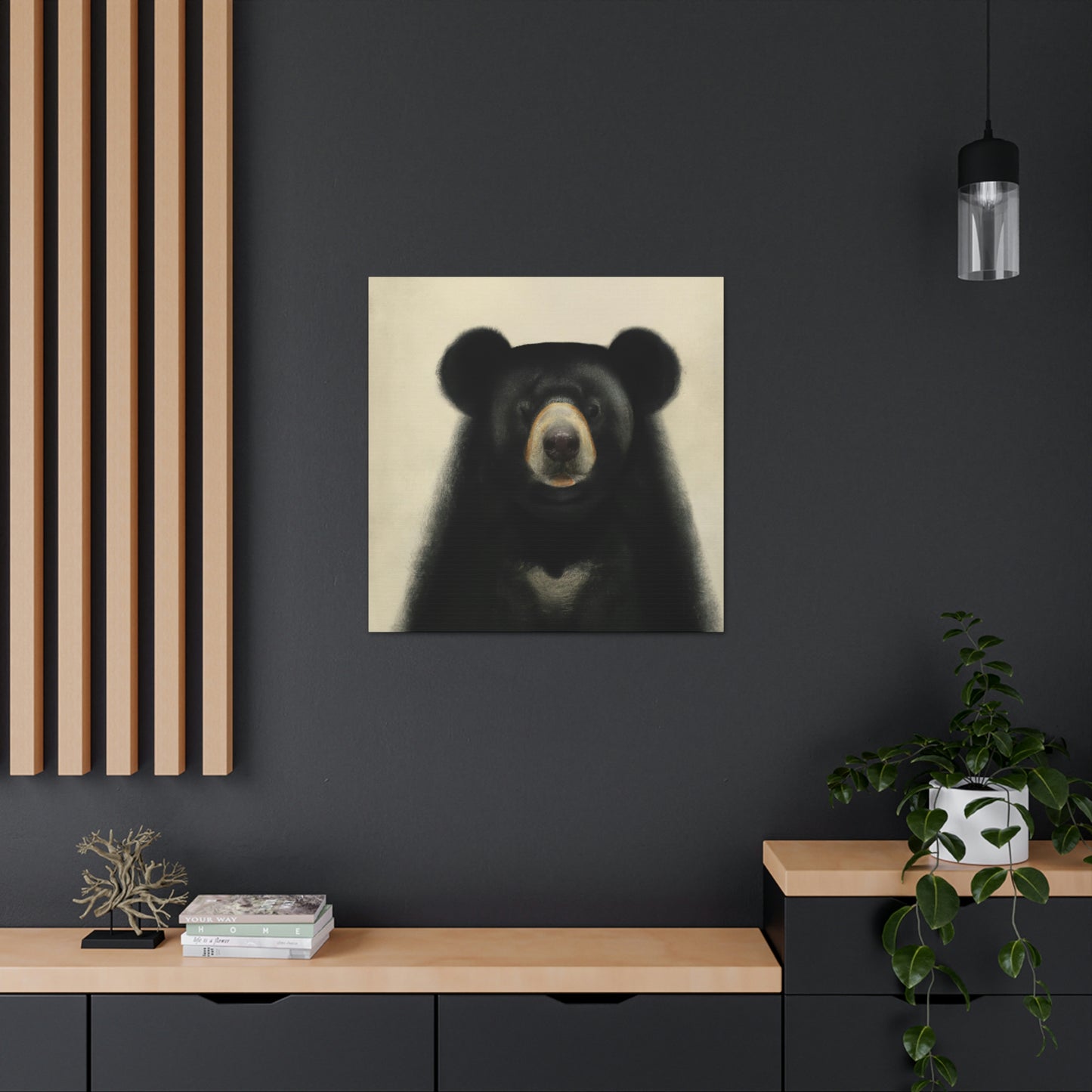 "Asiatic Black Bear Soul" - Canvas