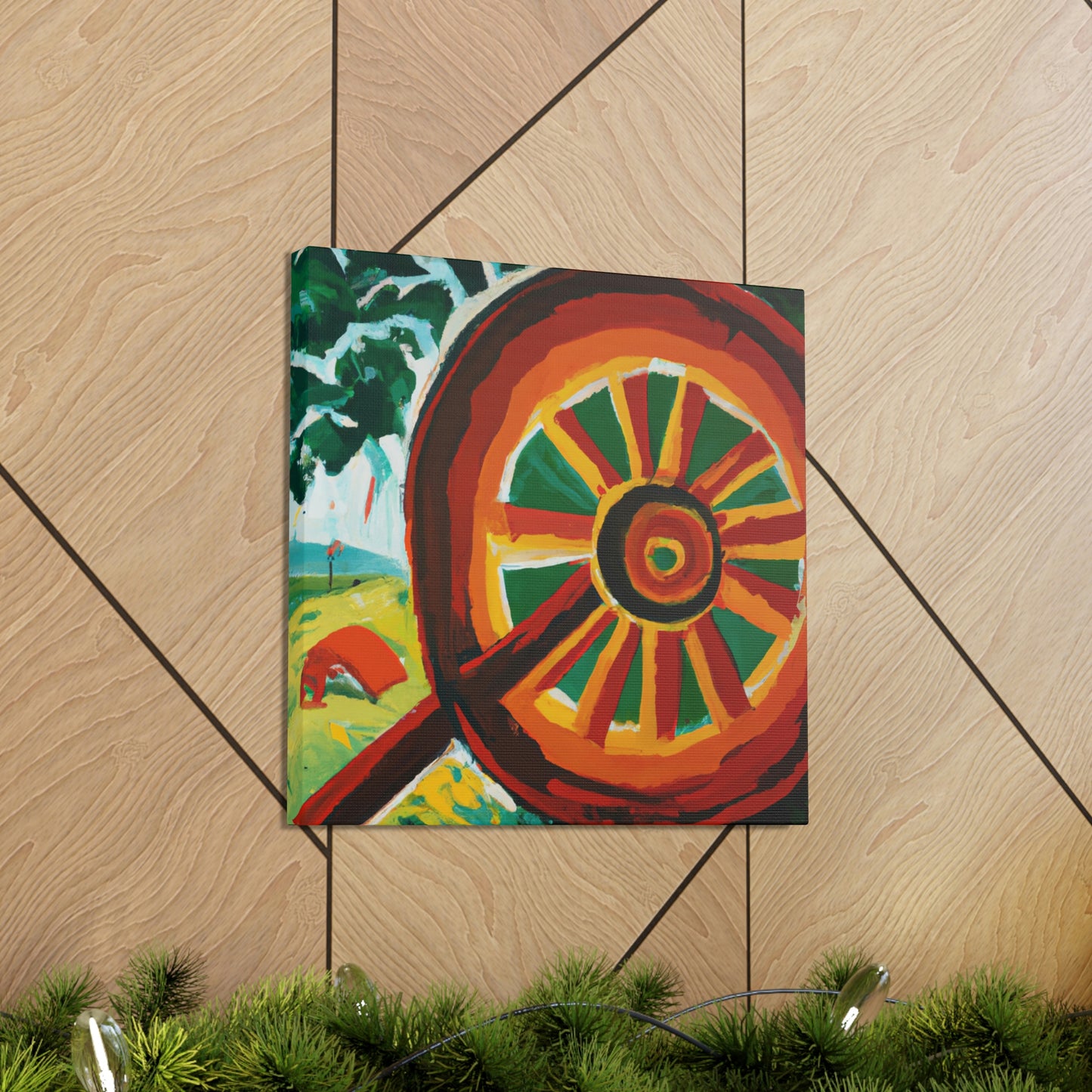 "Wheel of Times Past" - Canvas