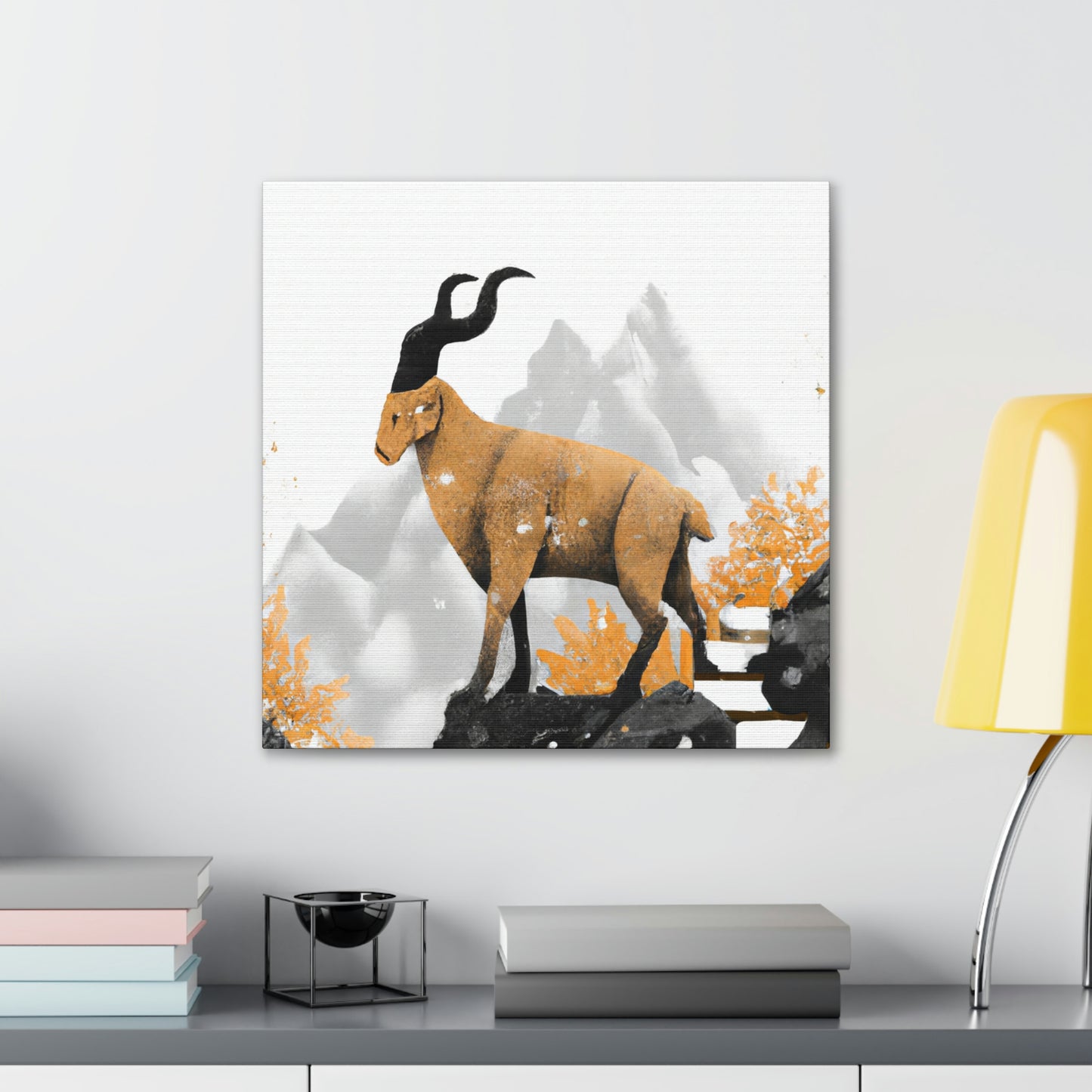 Mountain Goat Splendor. - Canvas