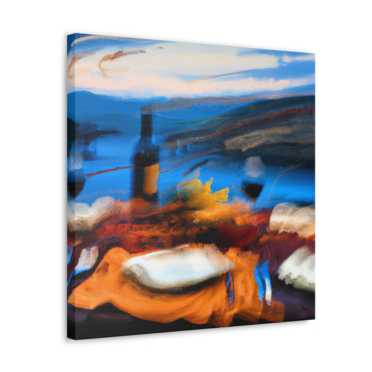 Feast in Moonlight. - Canvas