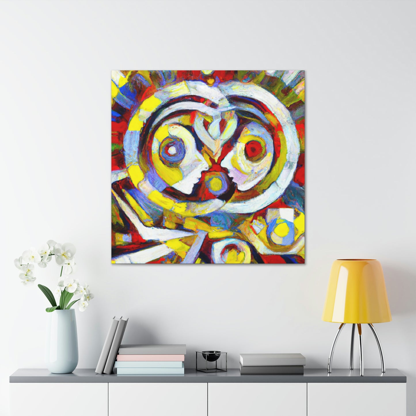 "Love's Celestial Embrace" - Canvas