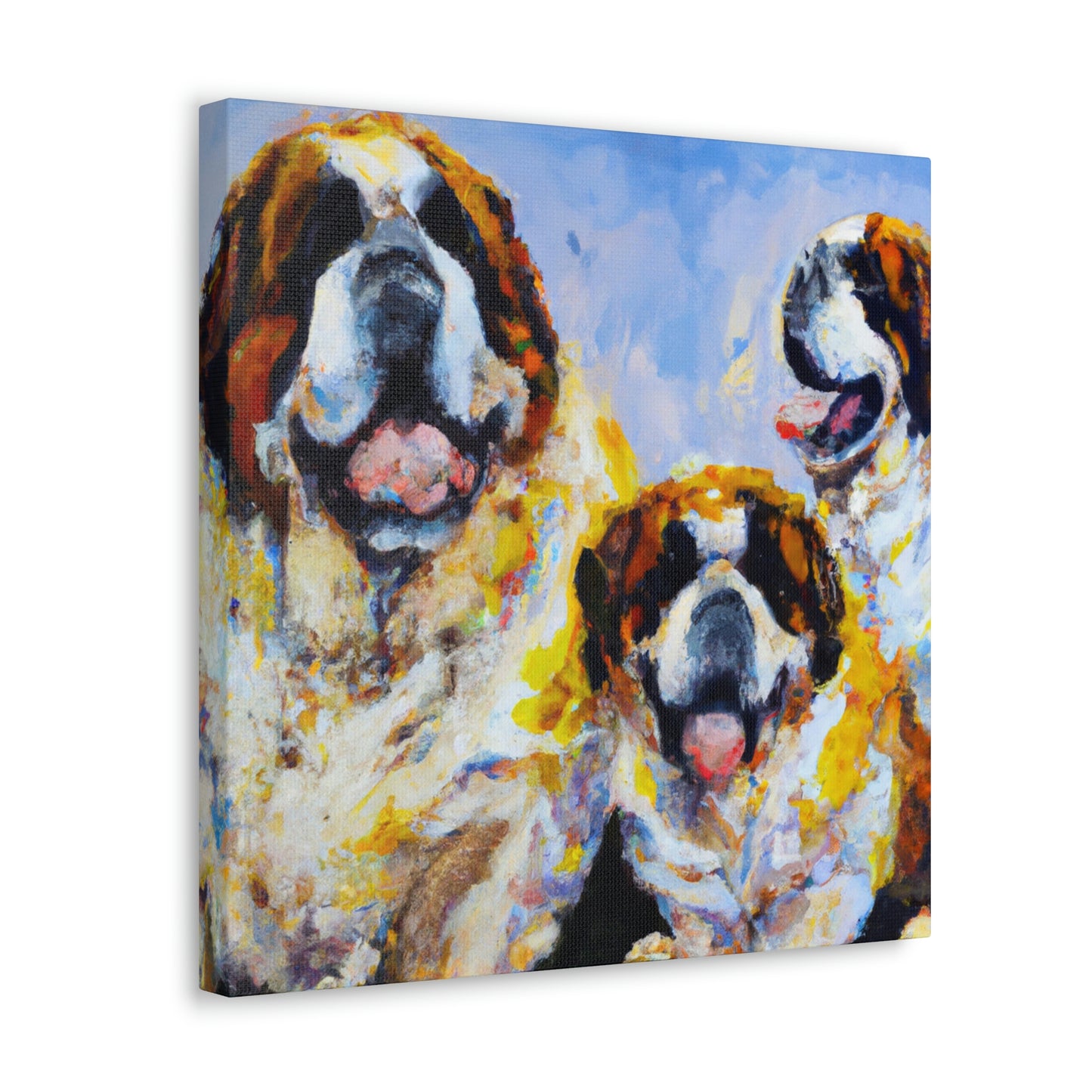 Saint Bernard's Majesty - Canvas