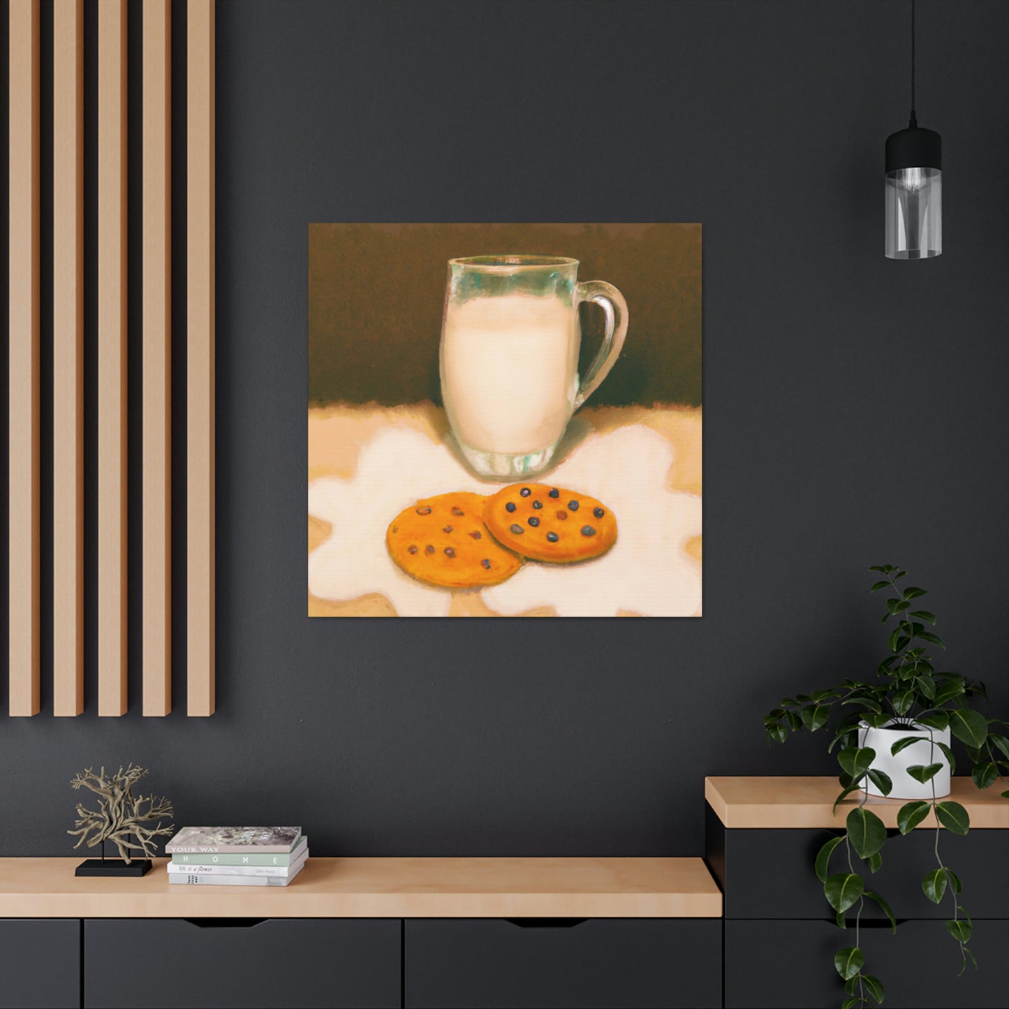 "Milk and Cookie Dream" - Canvas