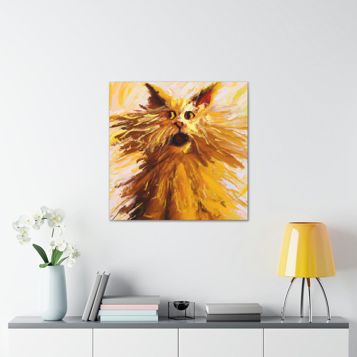 Maine Coon Awe. - Canvas