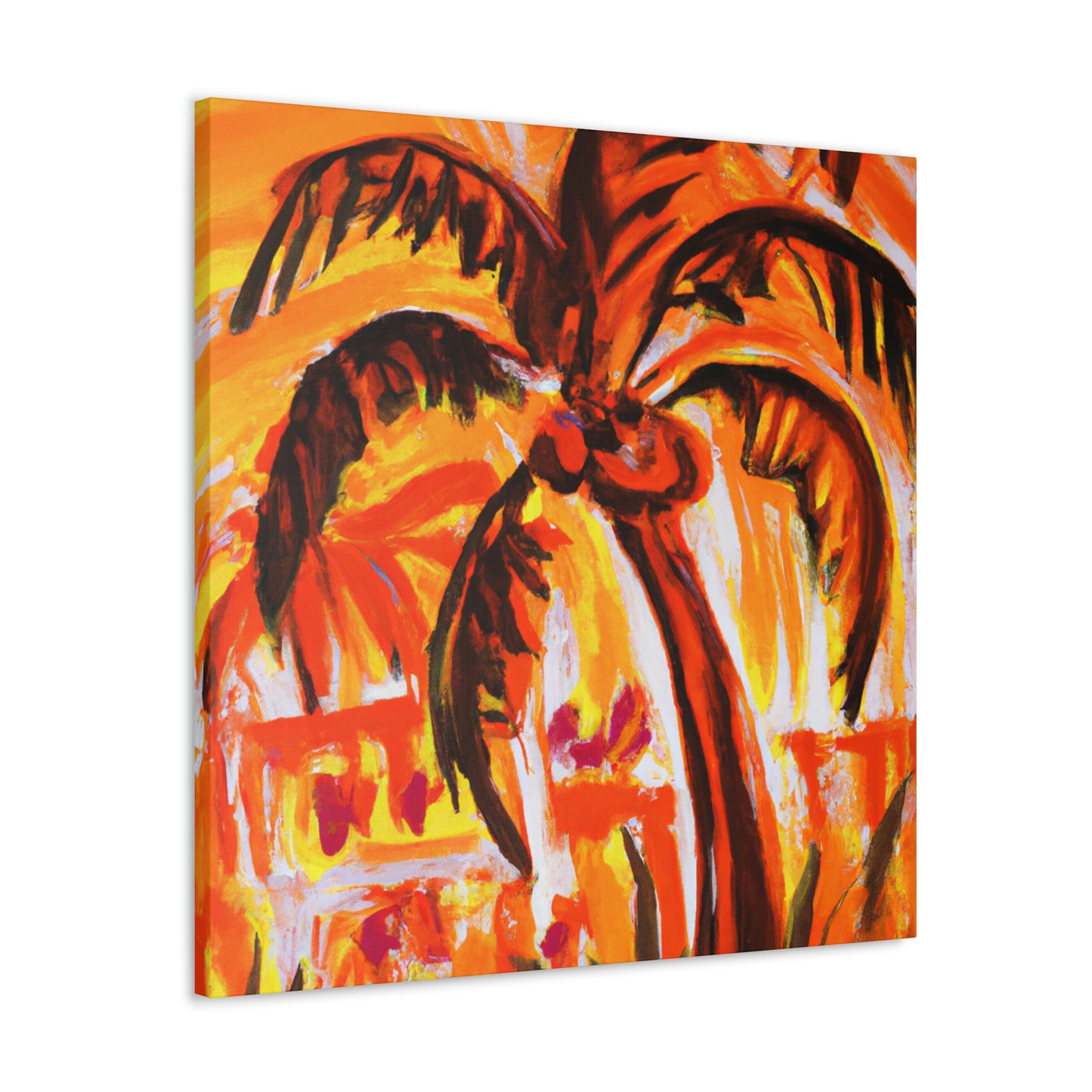 Palm in Expressionism - Canvas