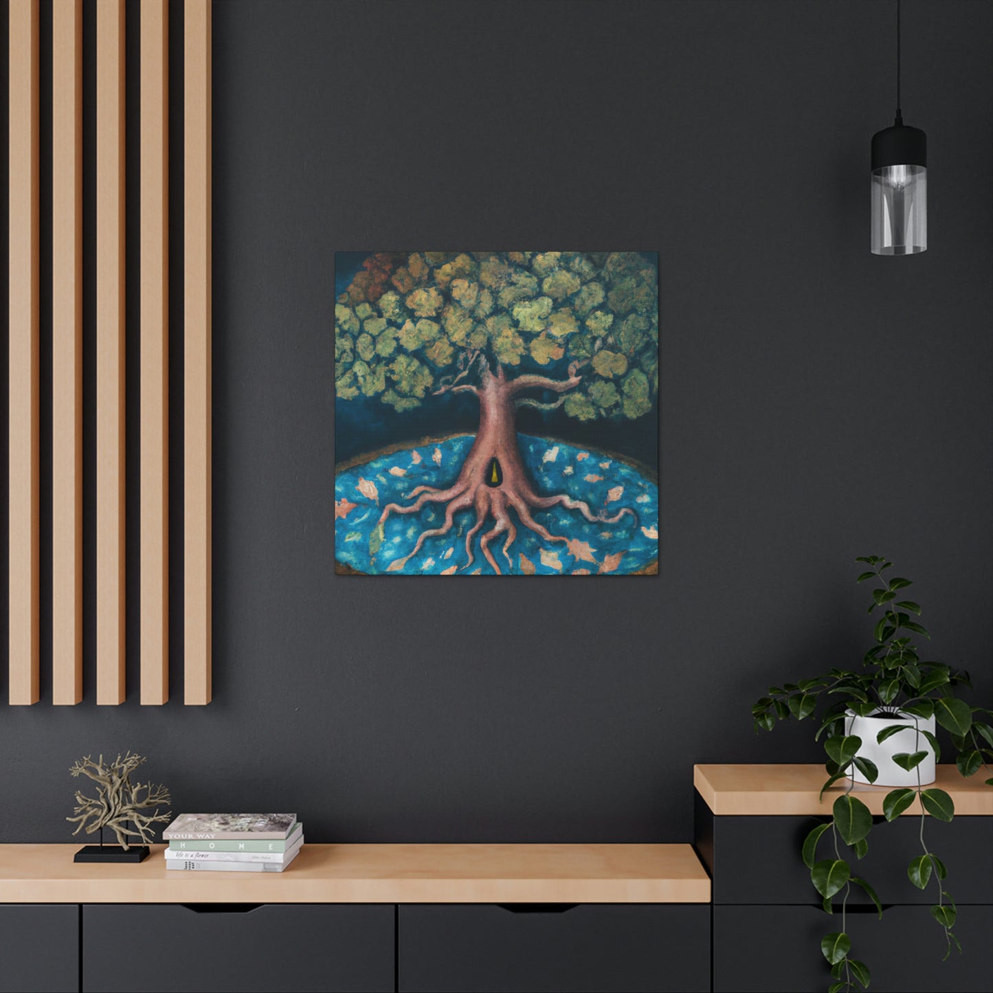 "Oak Tree Reflection" - Canvas