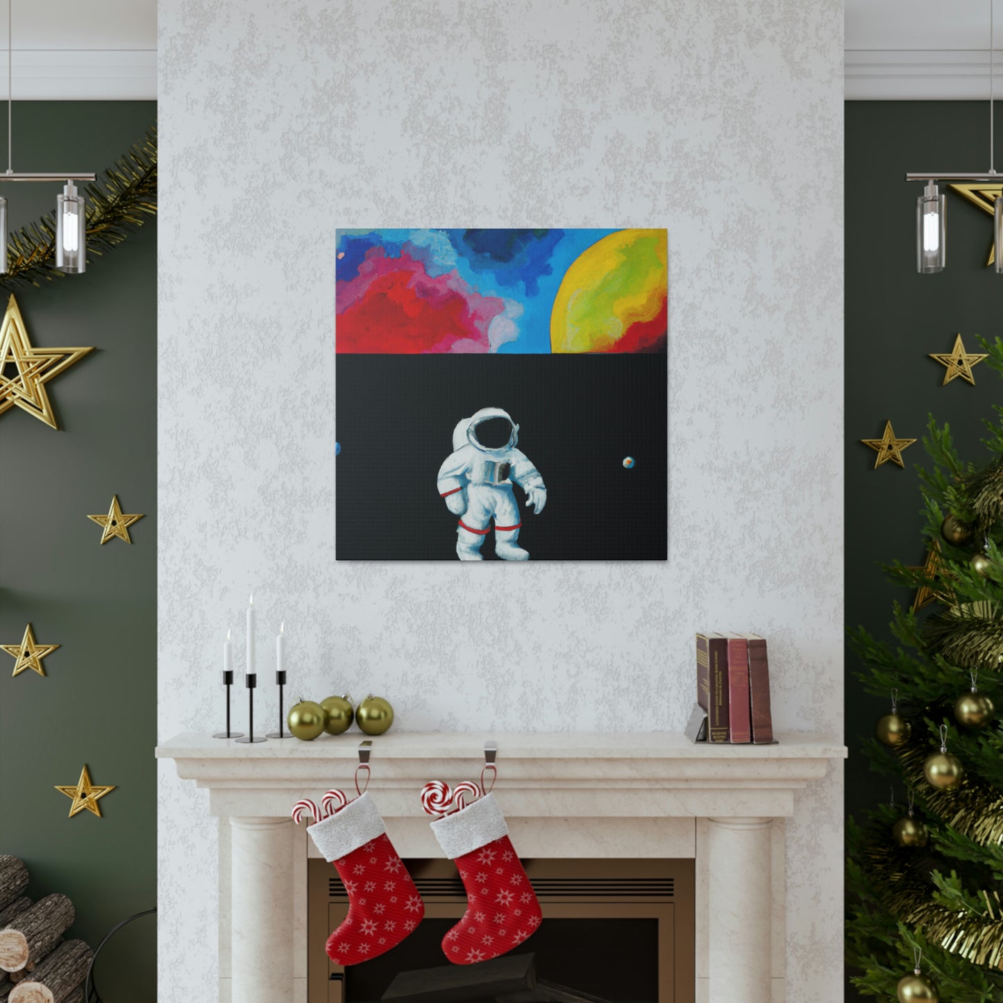 "Astronaut in Starlight" - Canvas