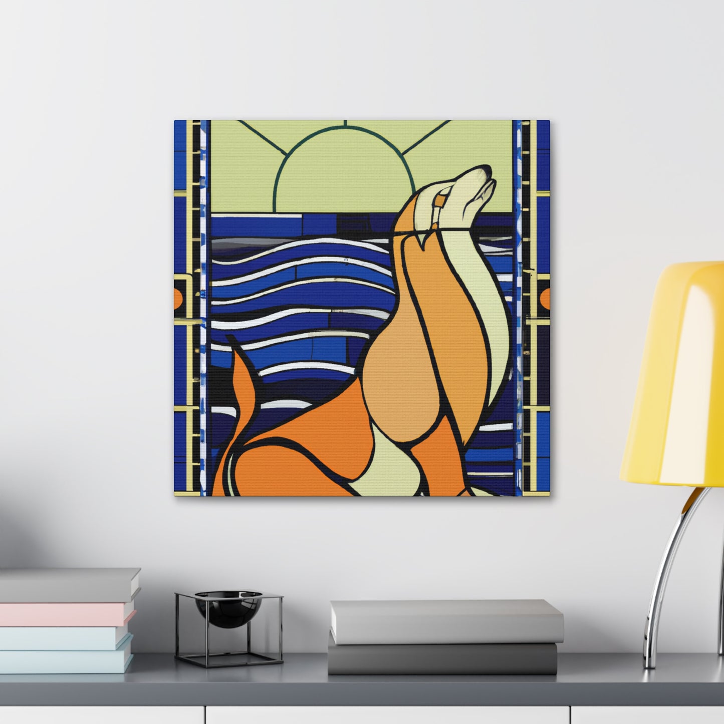 Luminous Sea Lion Glow - Canvas