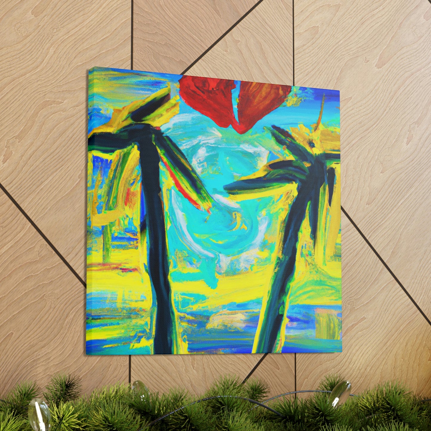 Lovely Palm Treescape - Canvas