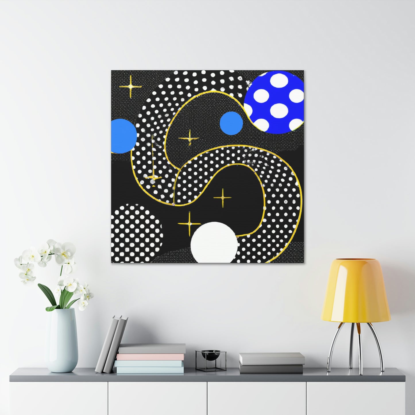 "Uranus in Art Deco" - Canvas