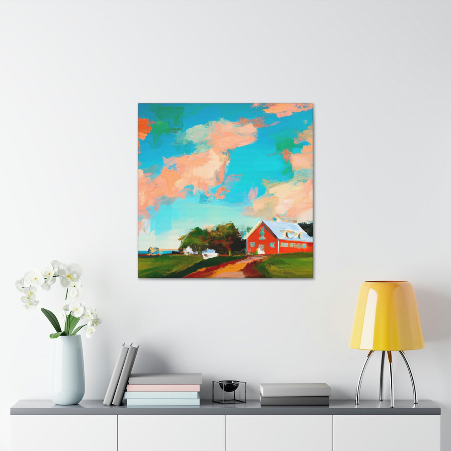 "Homestead at Sunrise" - Canvas