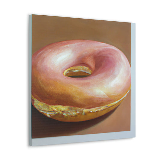 "Chocolate Frosted Doughnut" - Canvas