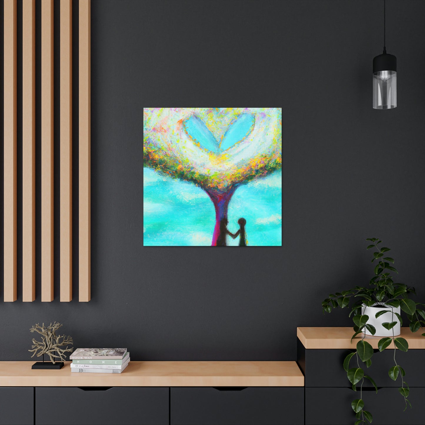 "Love Tree Abstracted" - Canvas