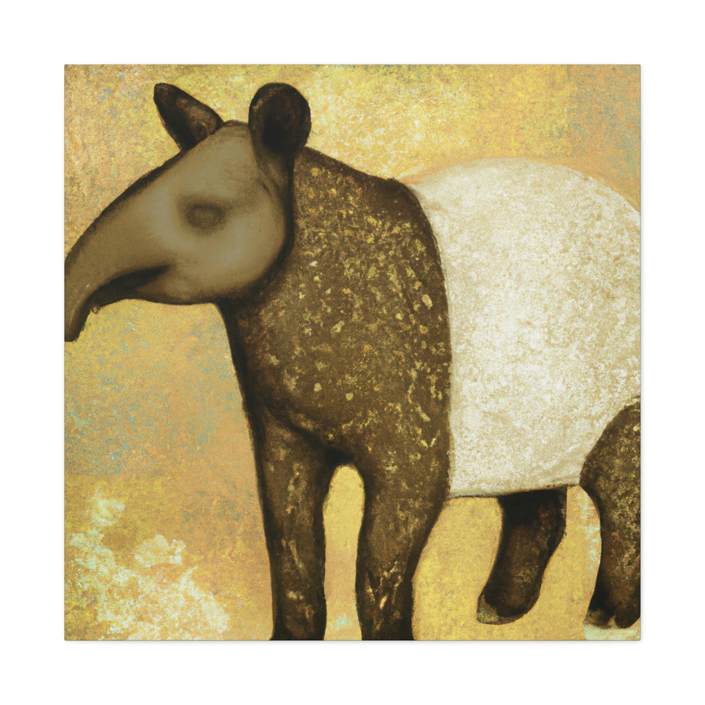 "Malayan Tapir Delight" - Canvas