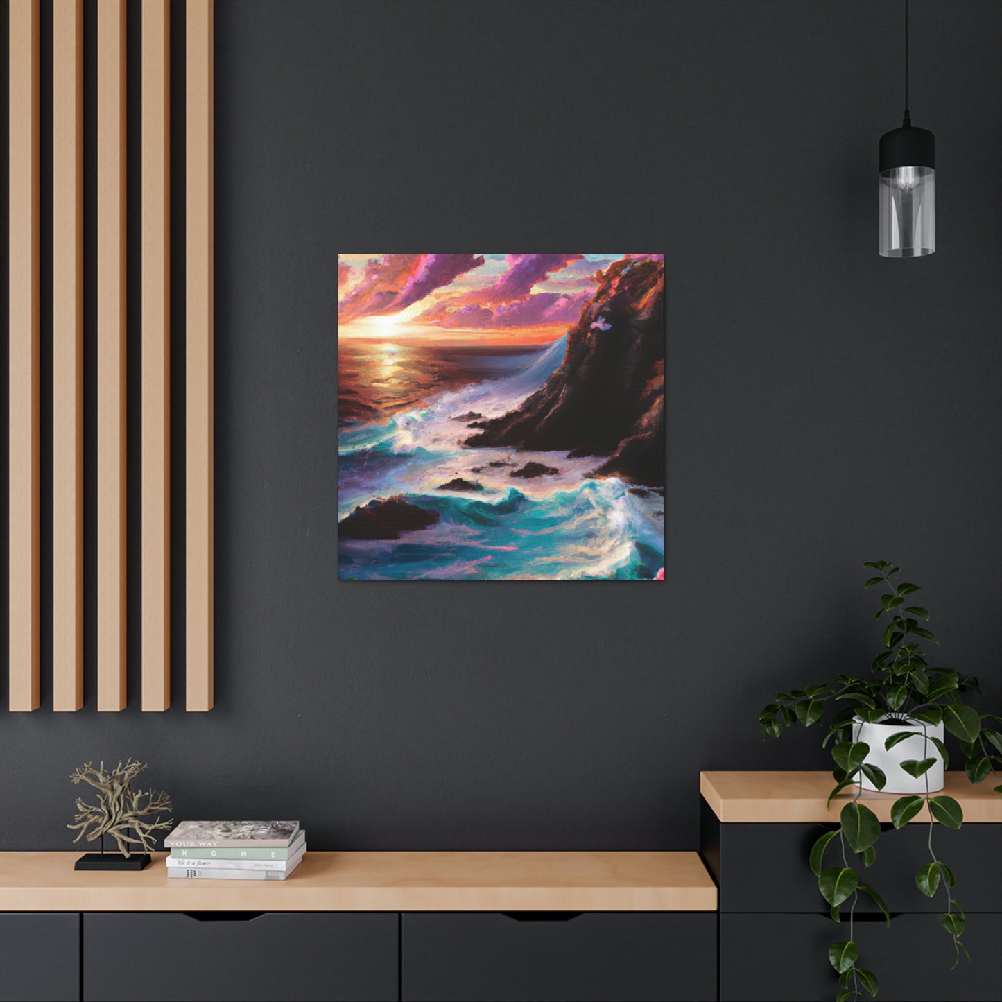 Sculpted Sublime Sunrise - Canvas