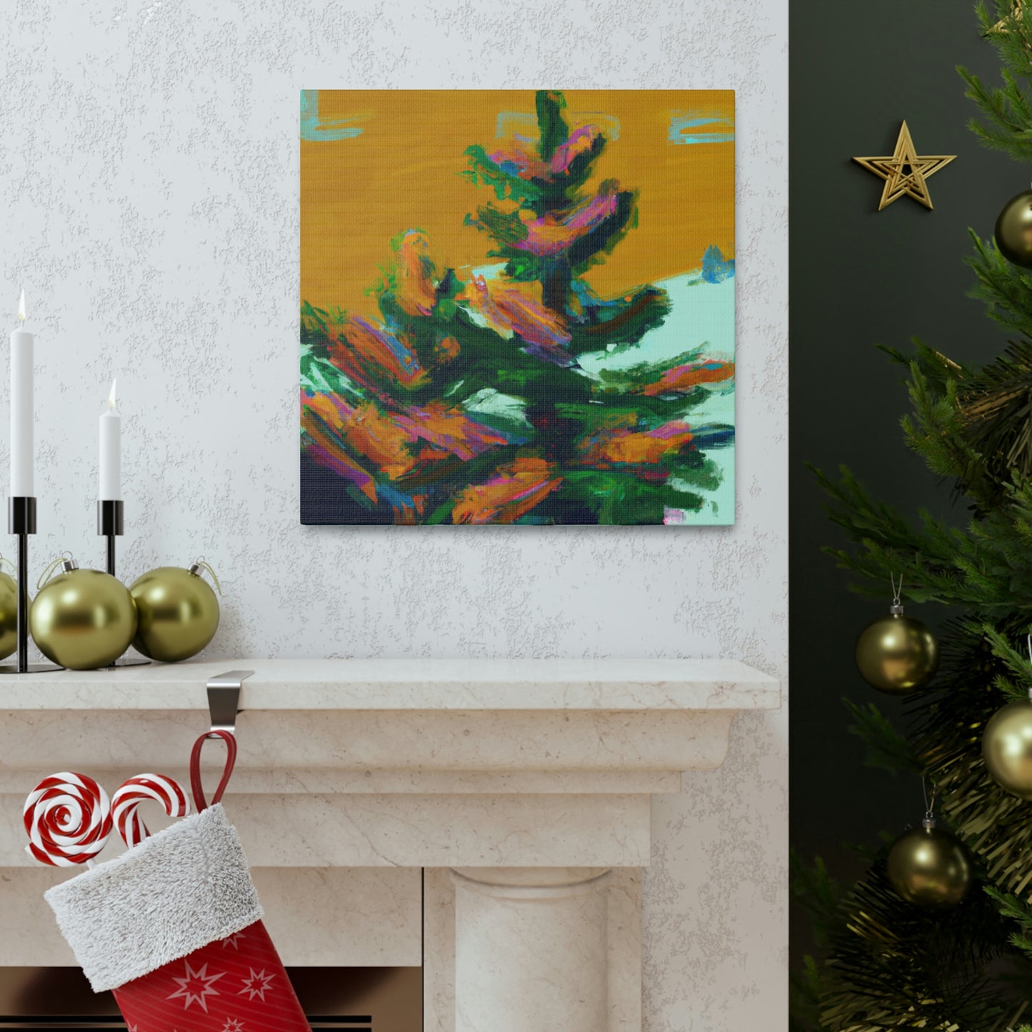 "Fir Tree Expressionism" - Canvas