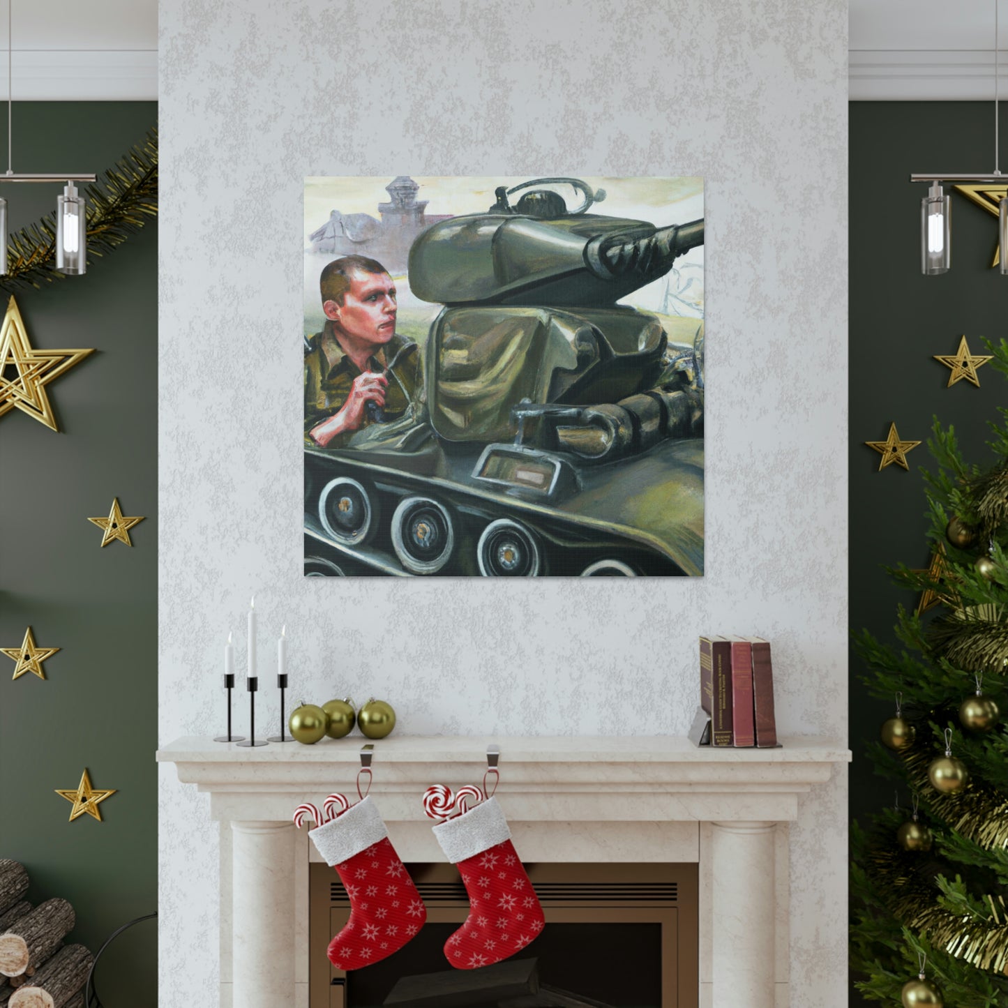 "Tank Operator Dreamscape" - Canvas