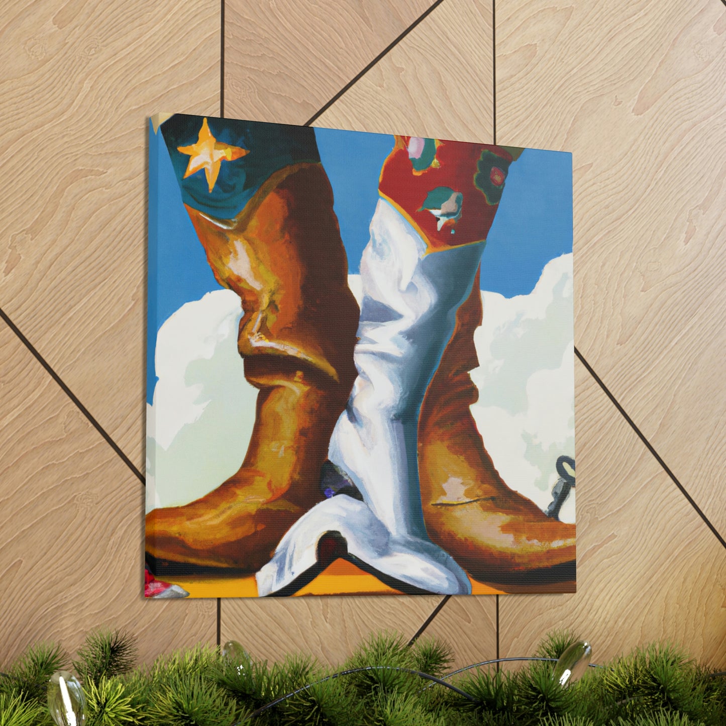 "Boots in a Dreamscape" - Canvas