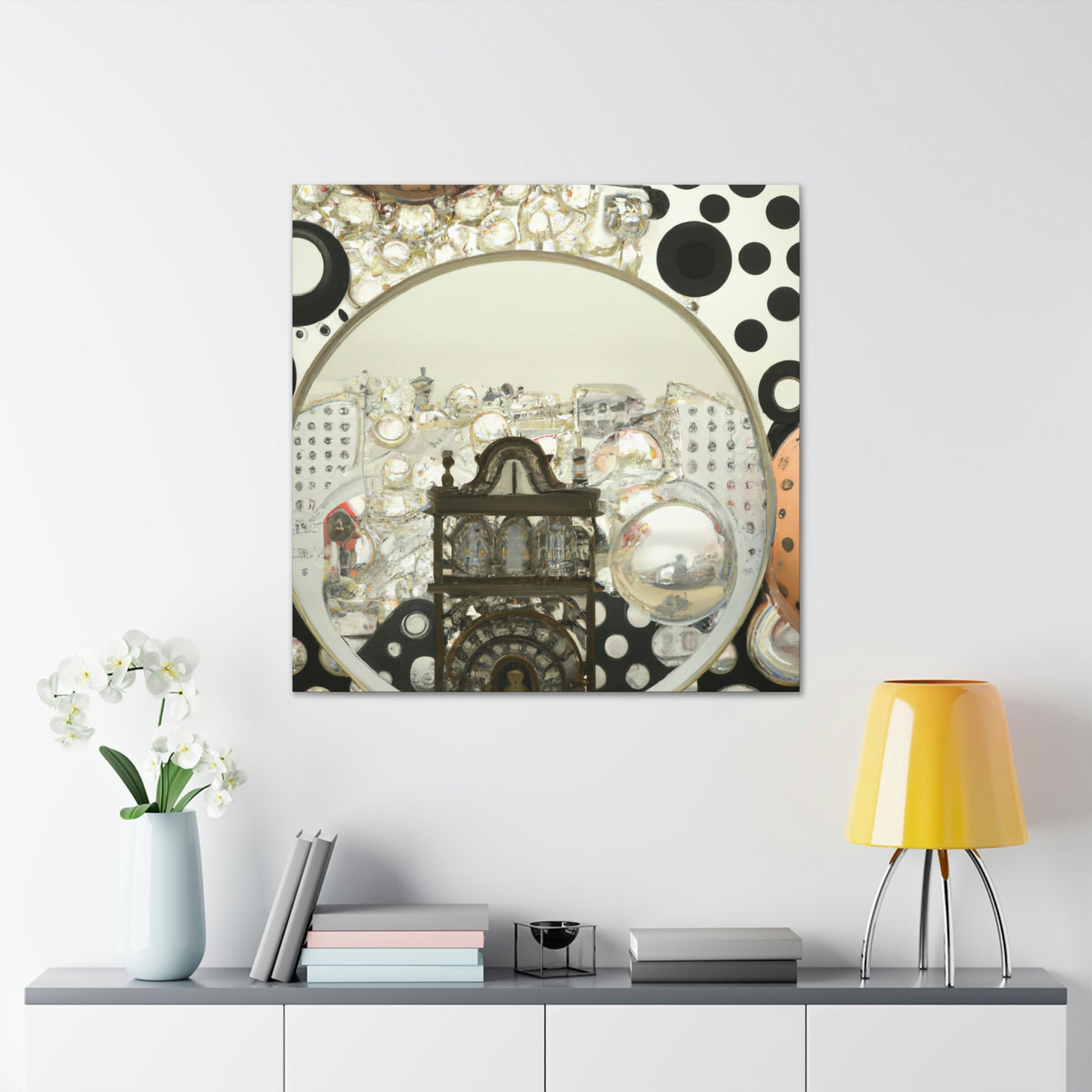 "Victorian Steampunk Scene" - Canvas