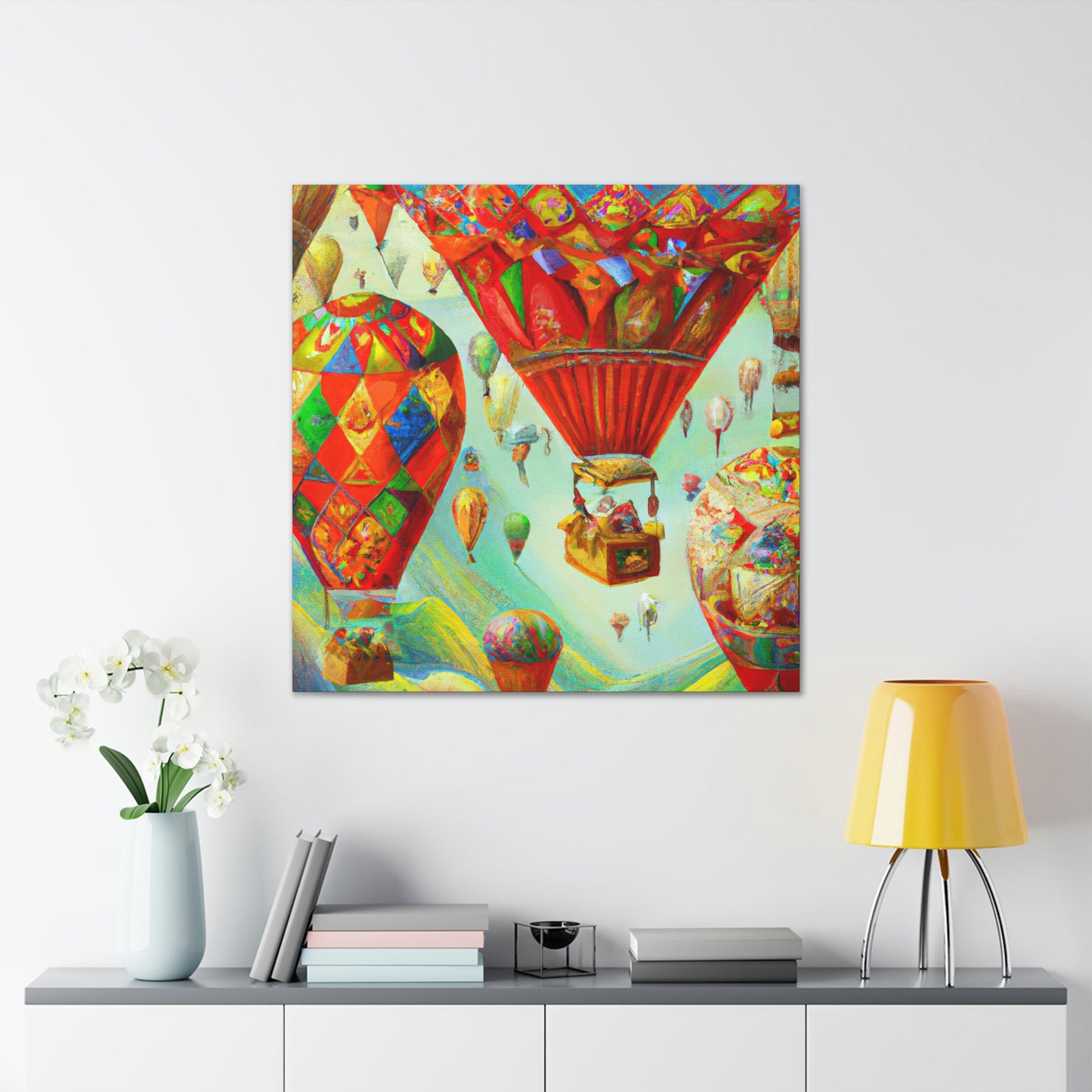 "Floating Hot Air Dream" - Canvas