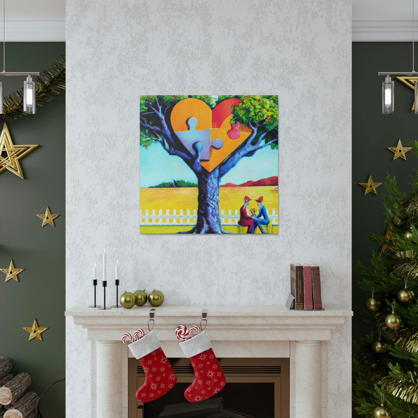 Love Tree in Bloom - Canvas