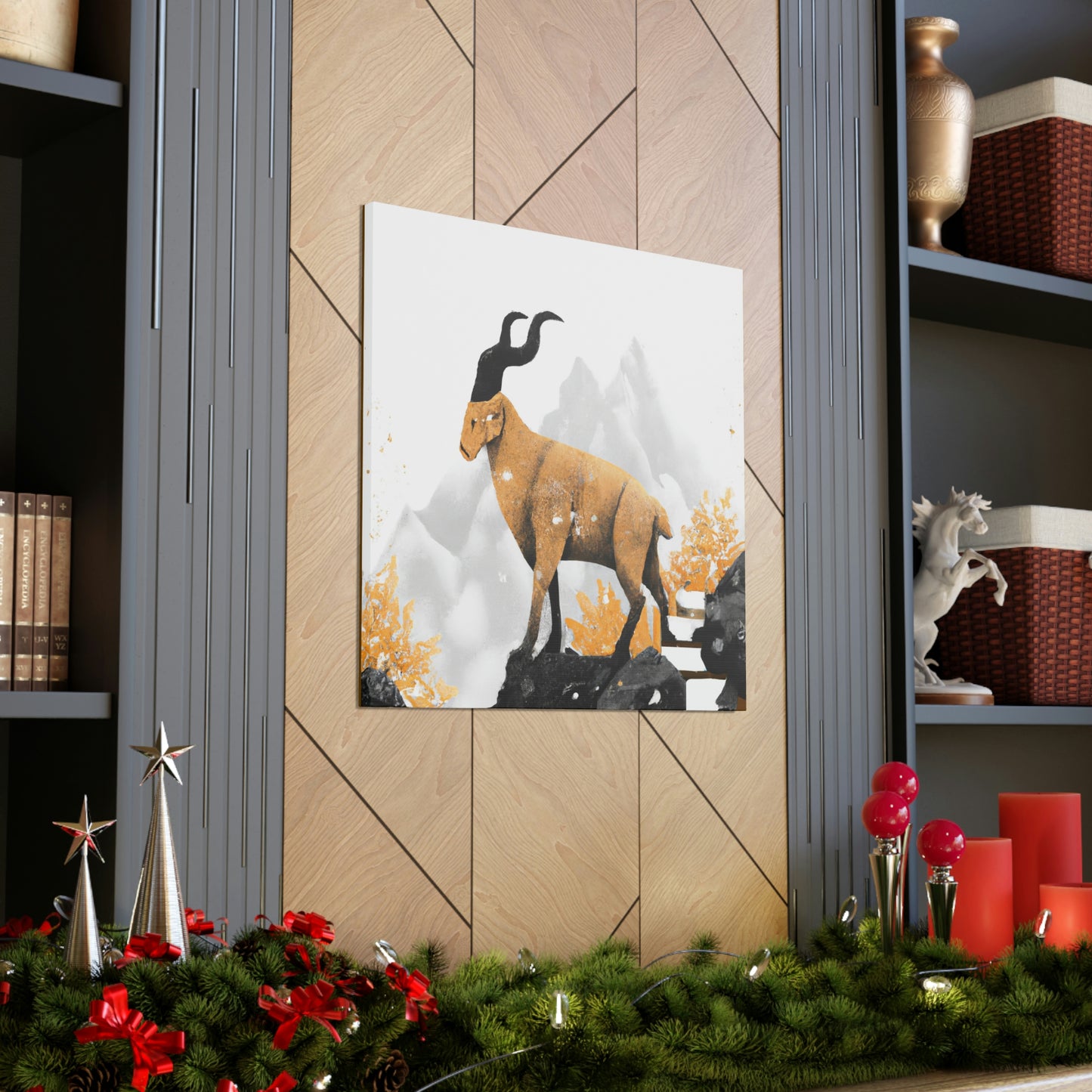 Mountain Goat Splendor. - Canvas