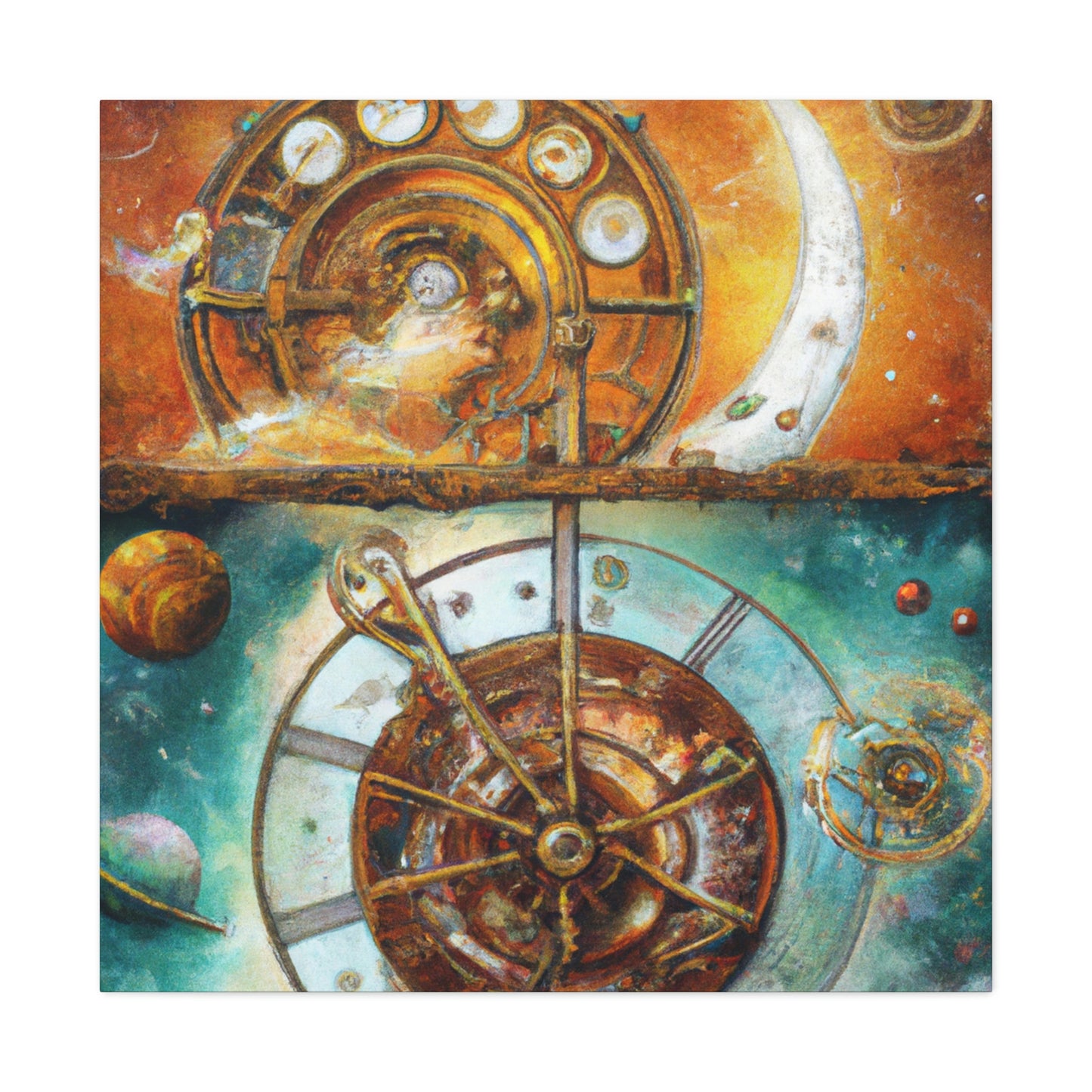 Galaxy Steampunk Dreaming - Canvas