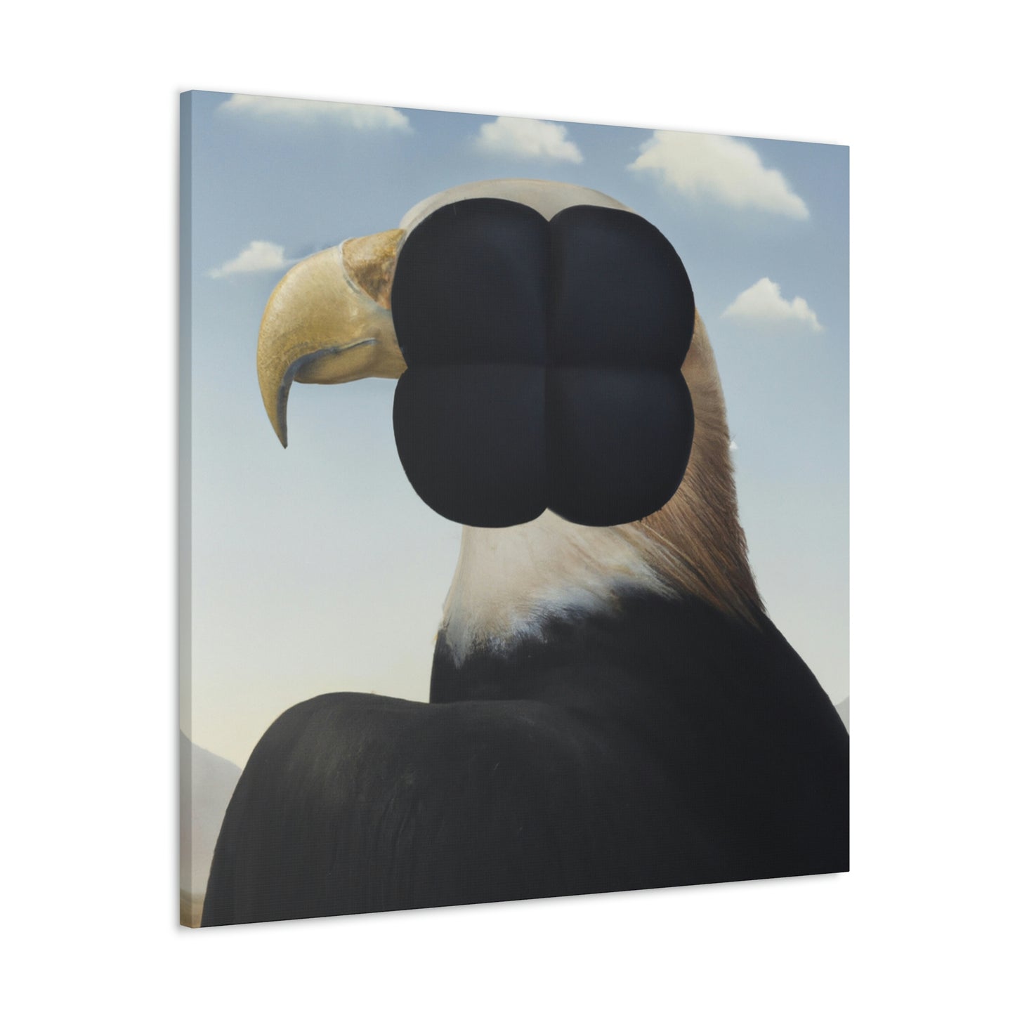 "Majestic Eagle in Flight" - Canvas