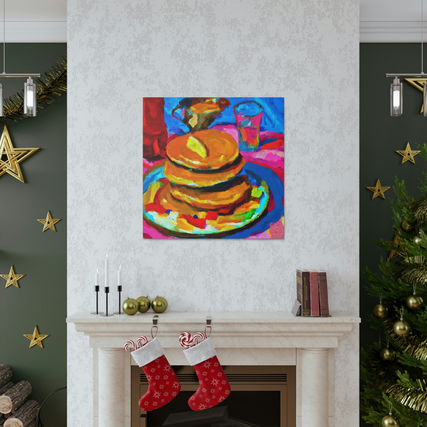 Pancakes in Fauvism - Canvas