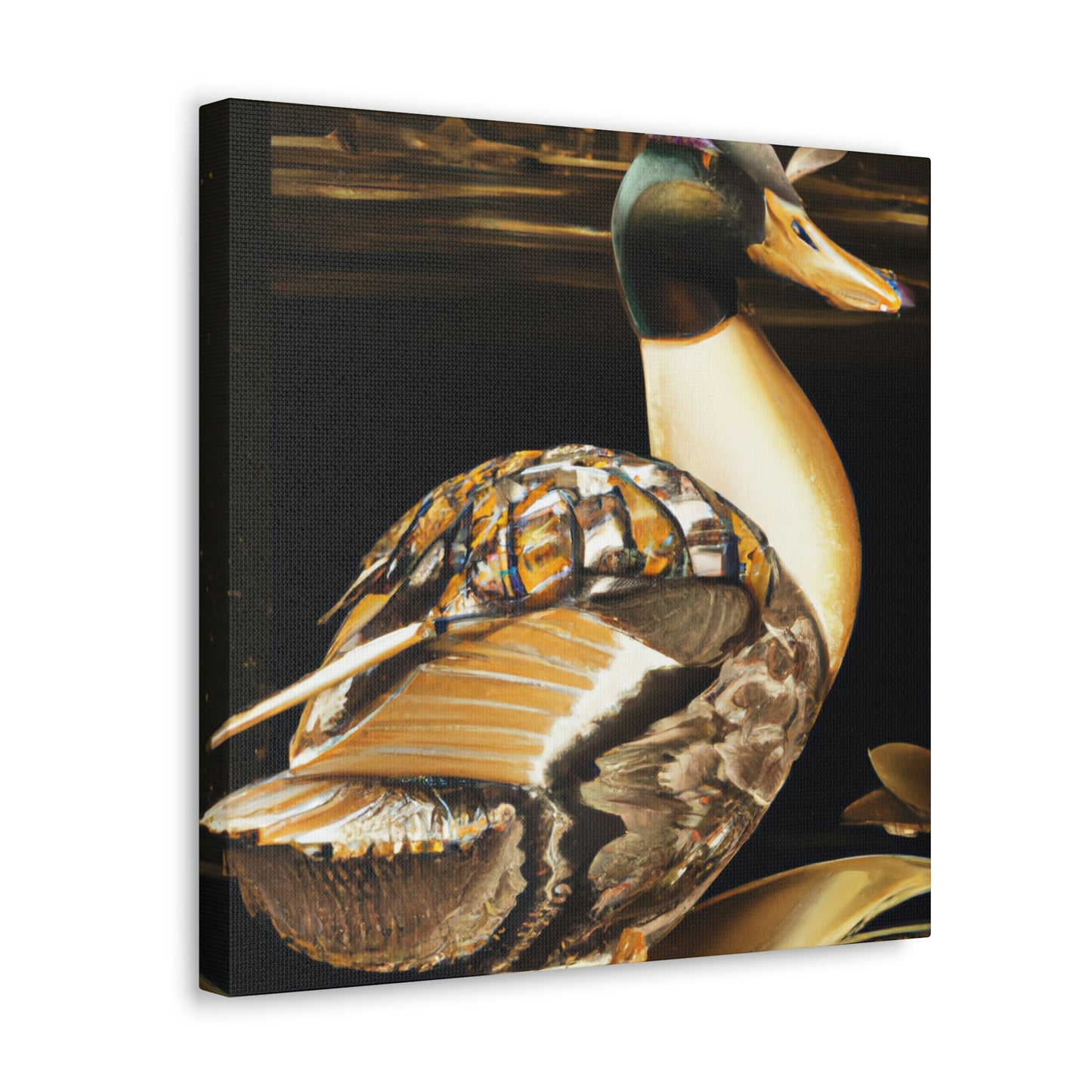 Mallard in Art Deco - Canvas