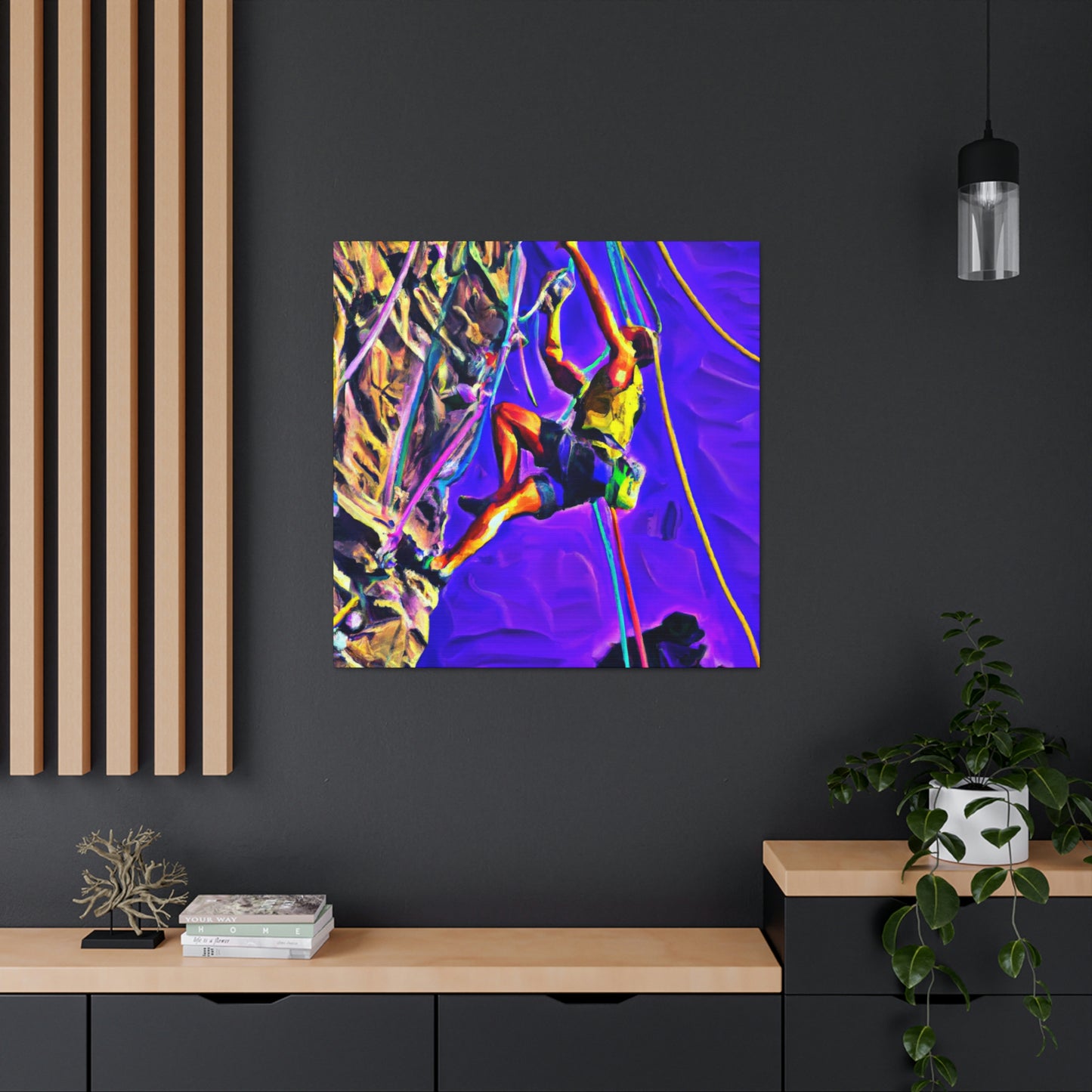 Rock On Climbers! - Canvas