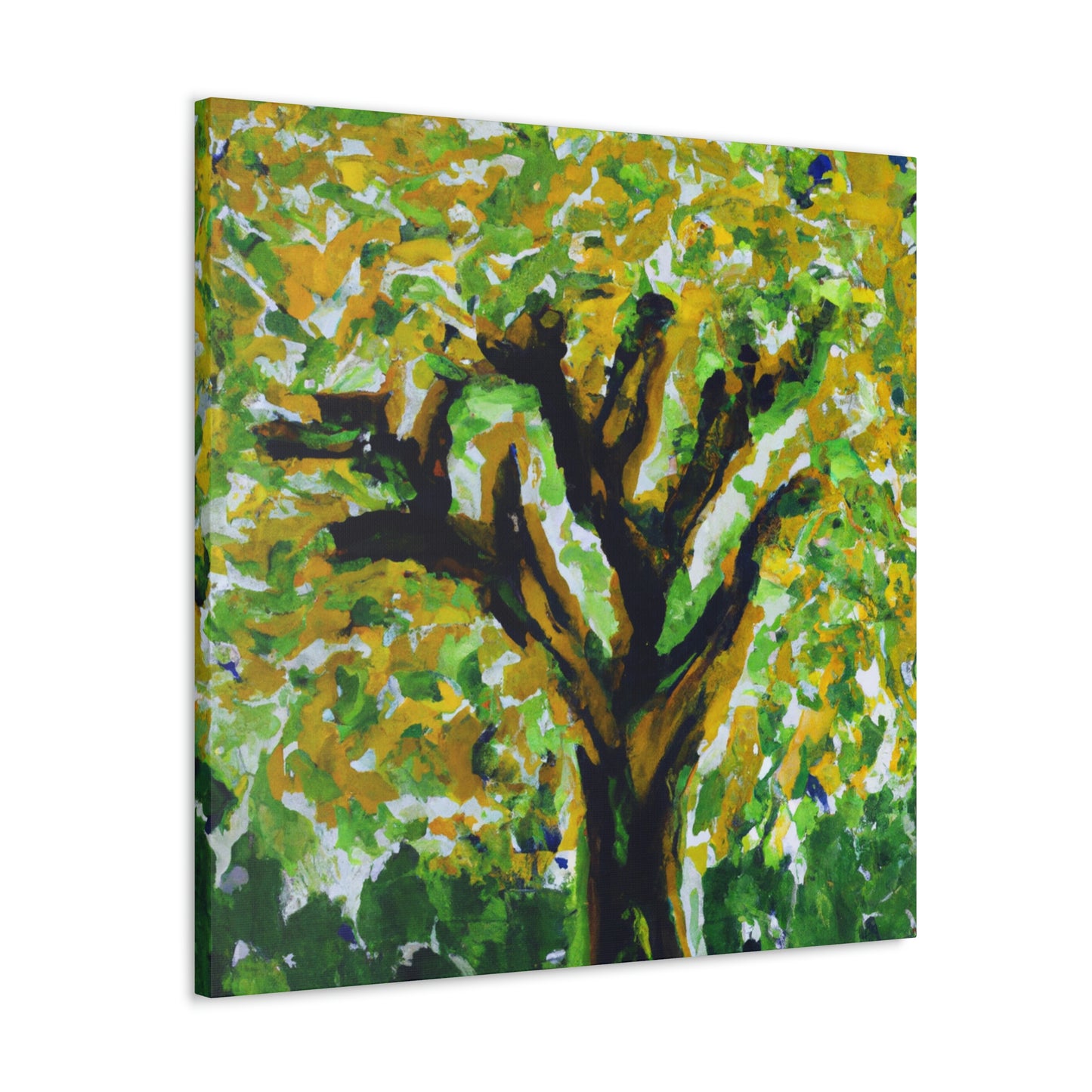 Elm Tree Expressionism - Canvas