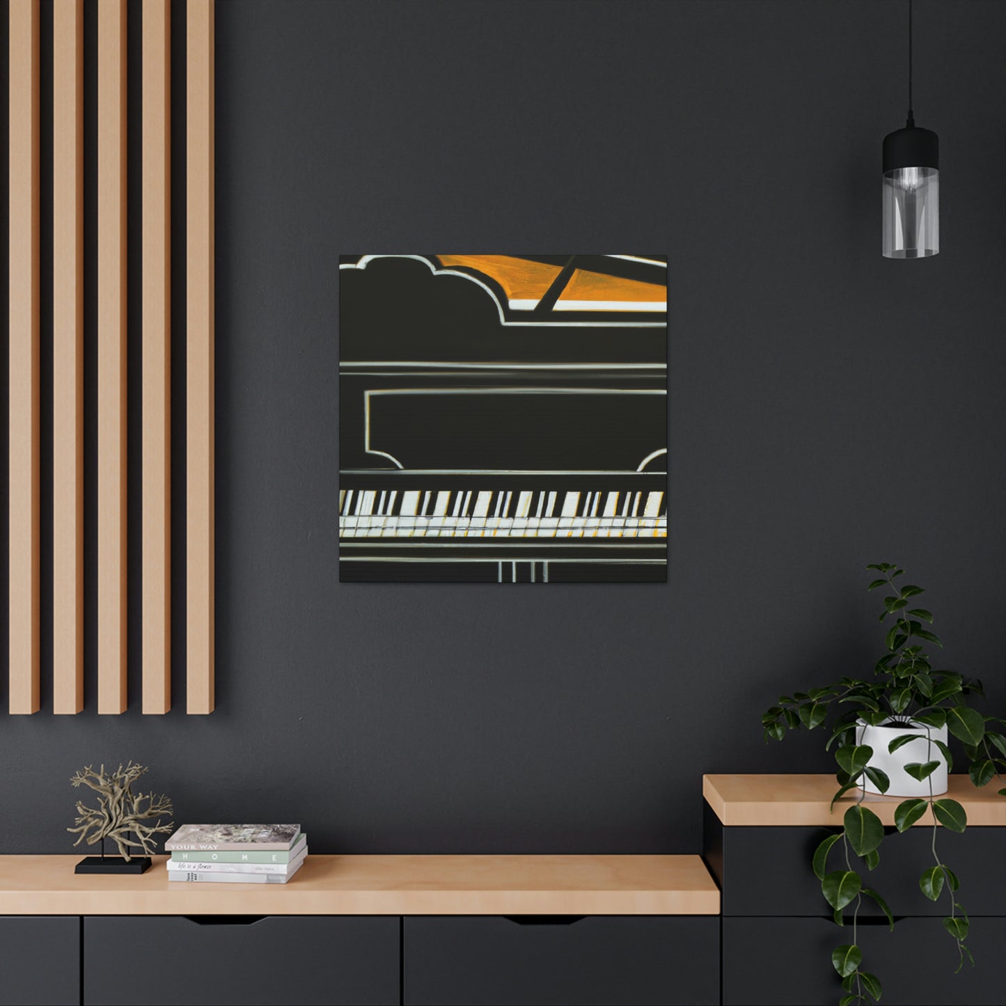 "Piano of Silken Strings" - Canvas