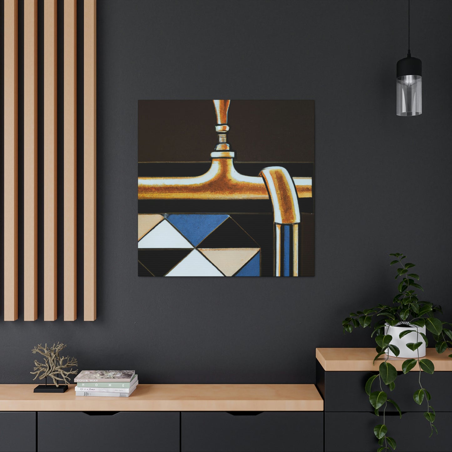 "Dancing Art Deco Bar" - Canvas