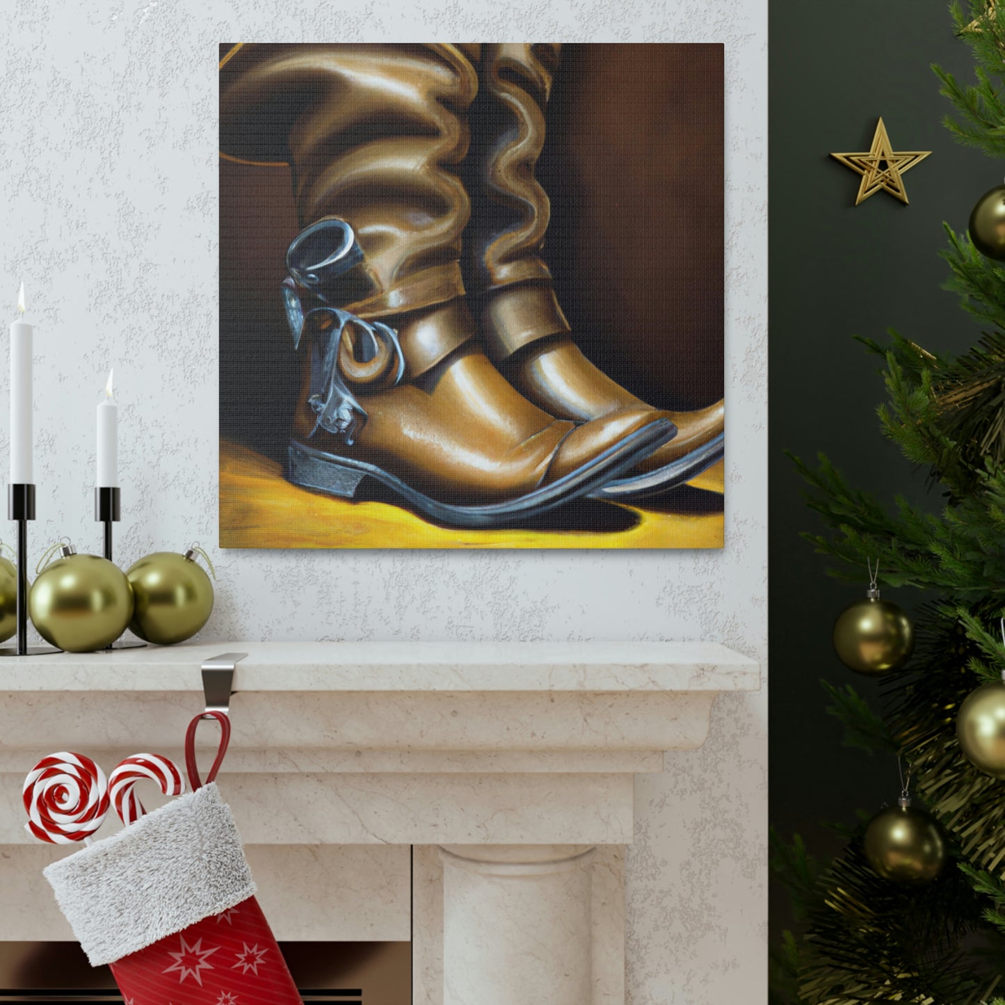 "Boot's Heeled Journey" - Canvas