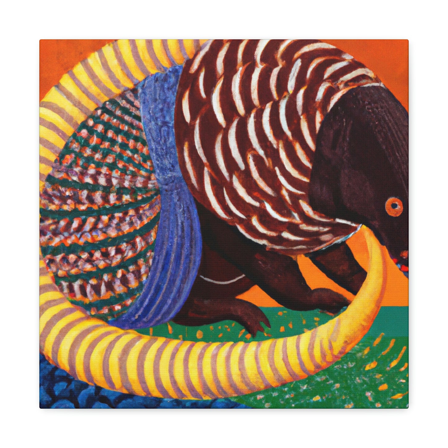 Gilded Pangolin Radiance - Canvas