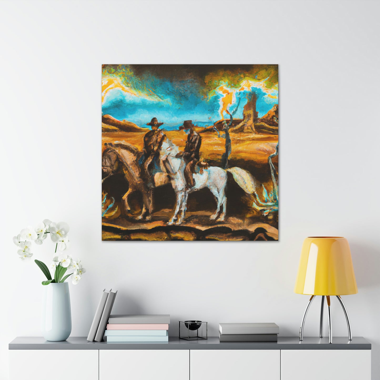 "Delightful Western Landscape" - Canvas