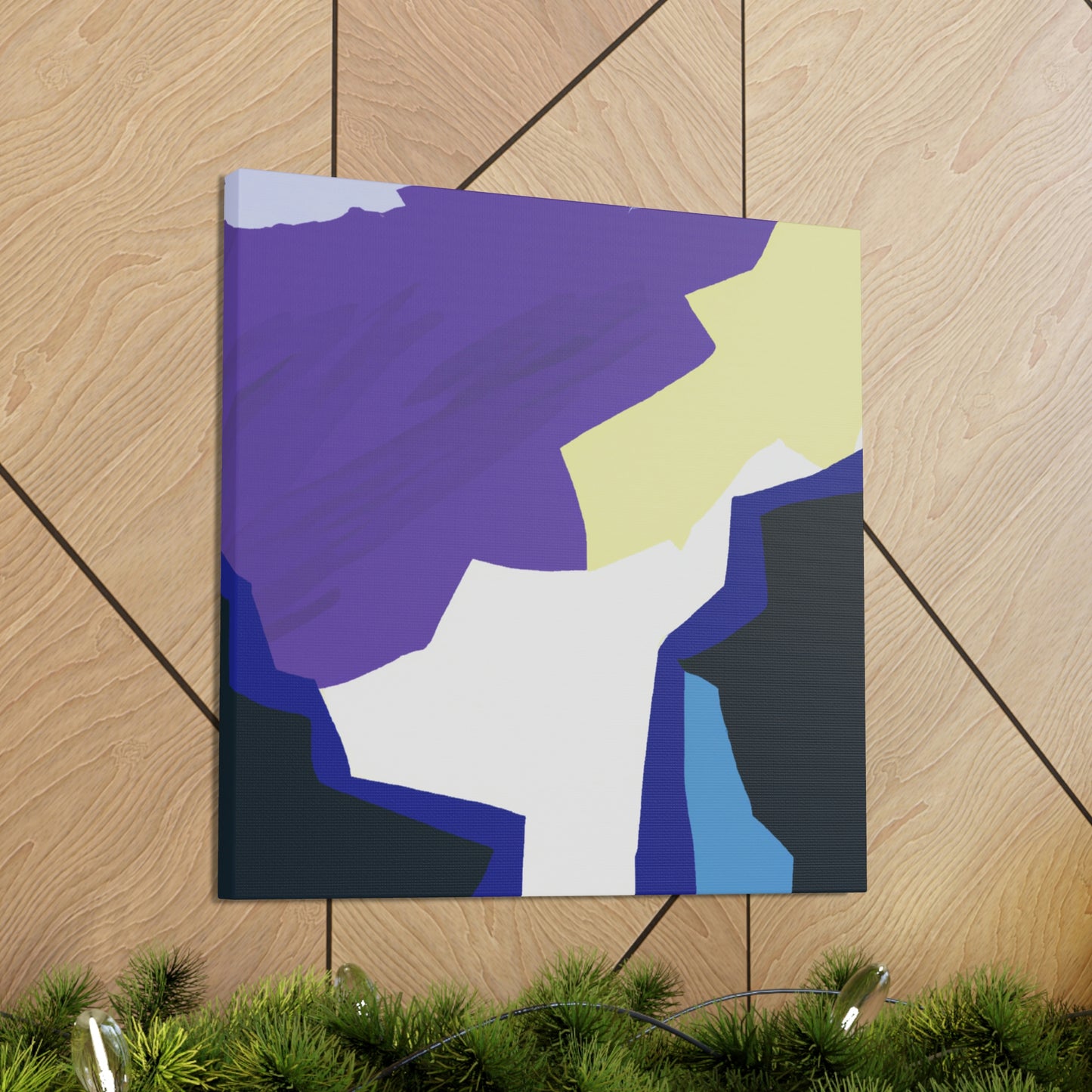 Mountain Majesty Abstract - Canvas