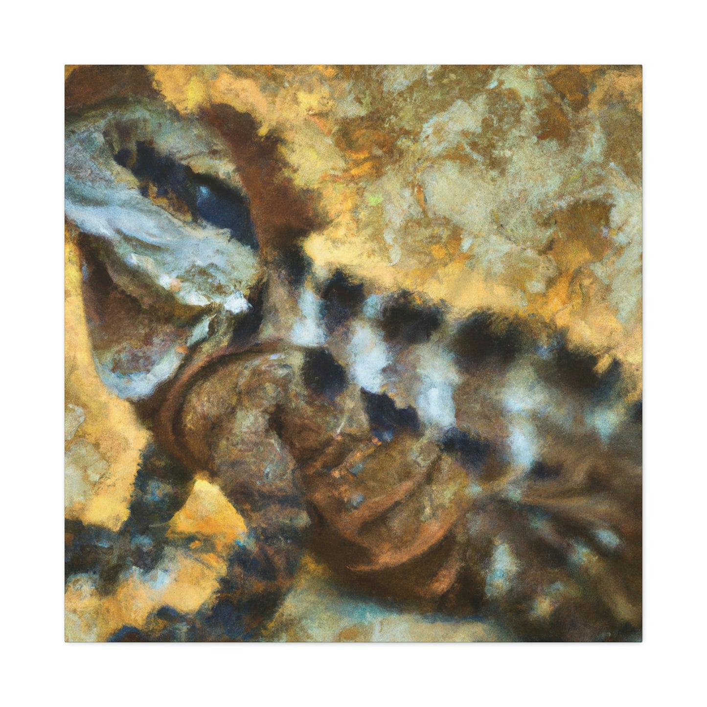 "Fanciful Frilled Lizard" - Canvas