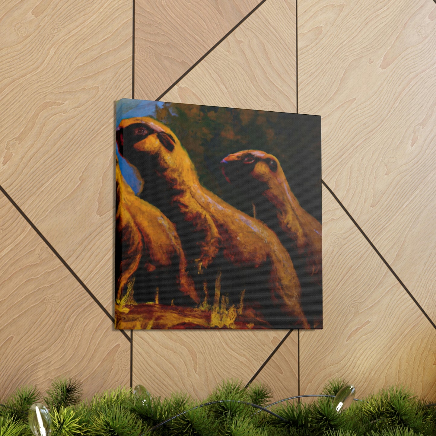 "Prairie Dog Expressionism" - Canvas