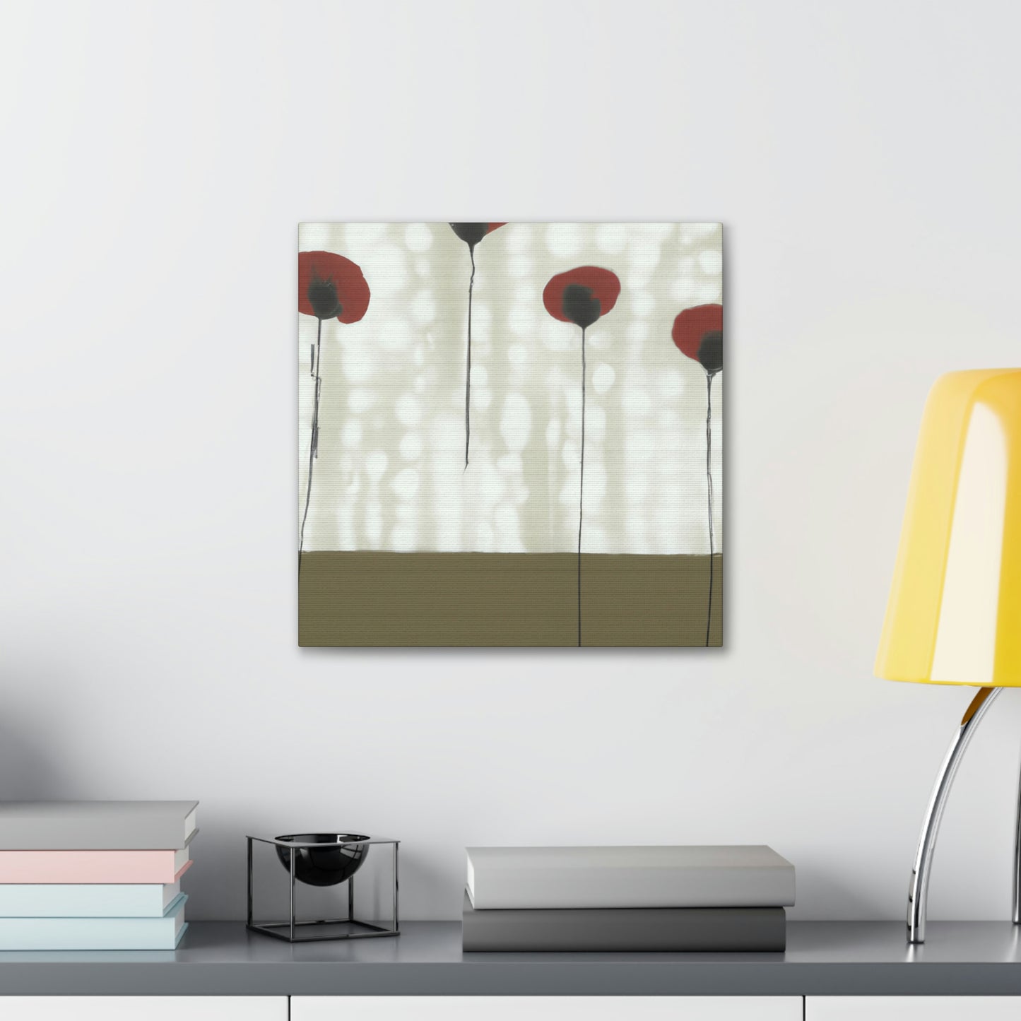 Poppies in Reflection - Canvas