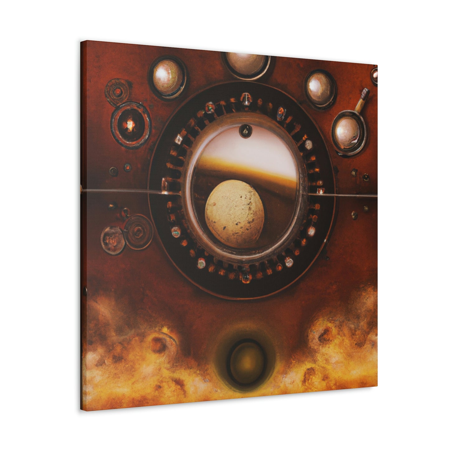 Mars of Clockwork Clock - Canvas