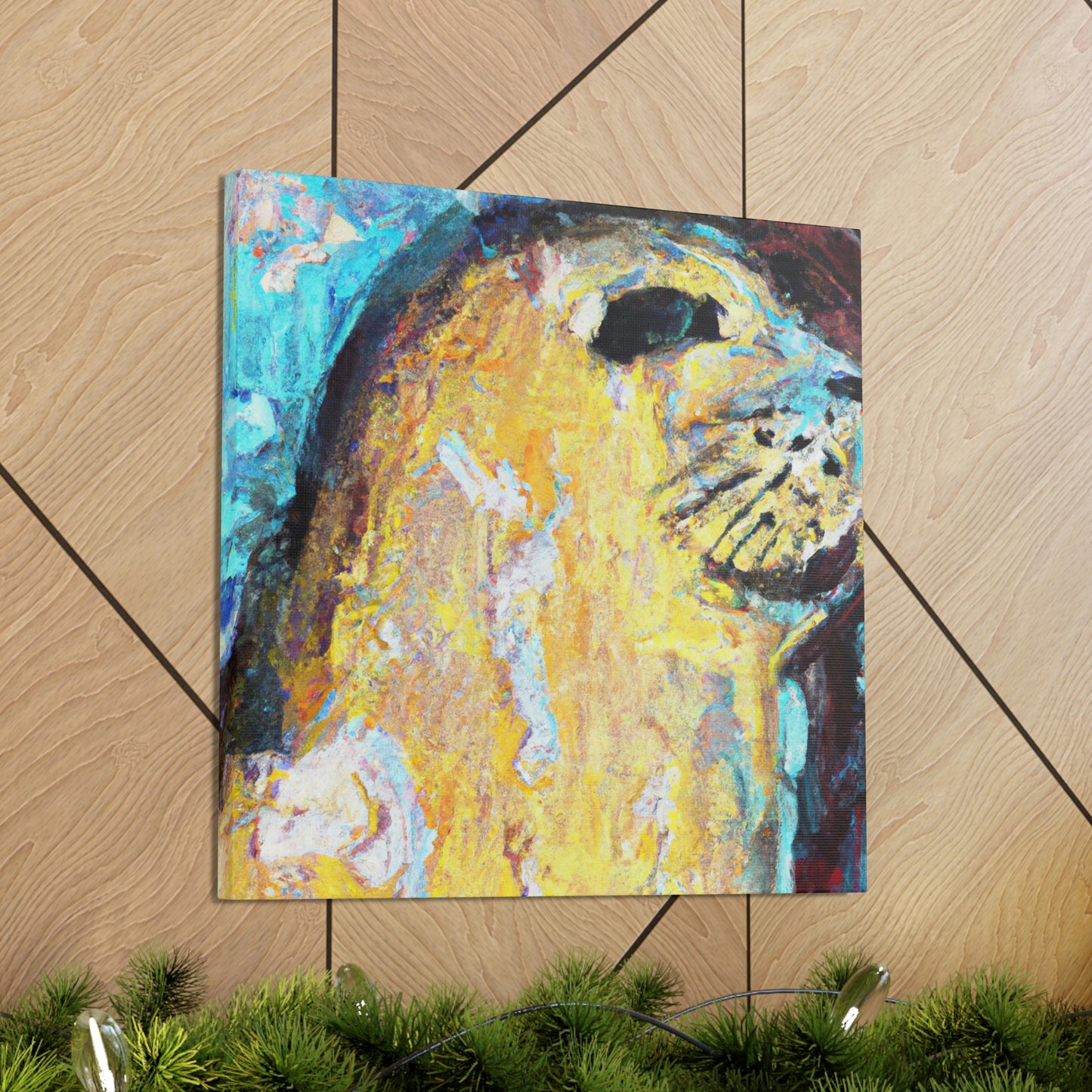 "Seal in Expressionism" - Canvas