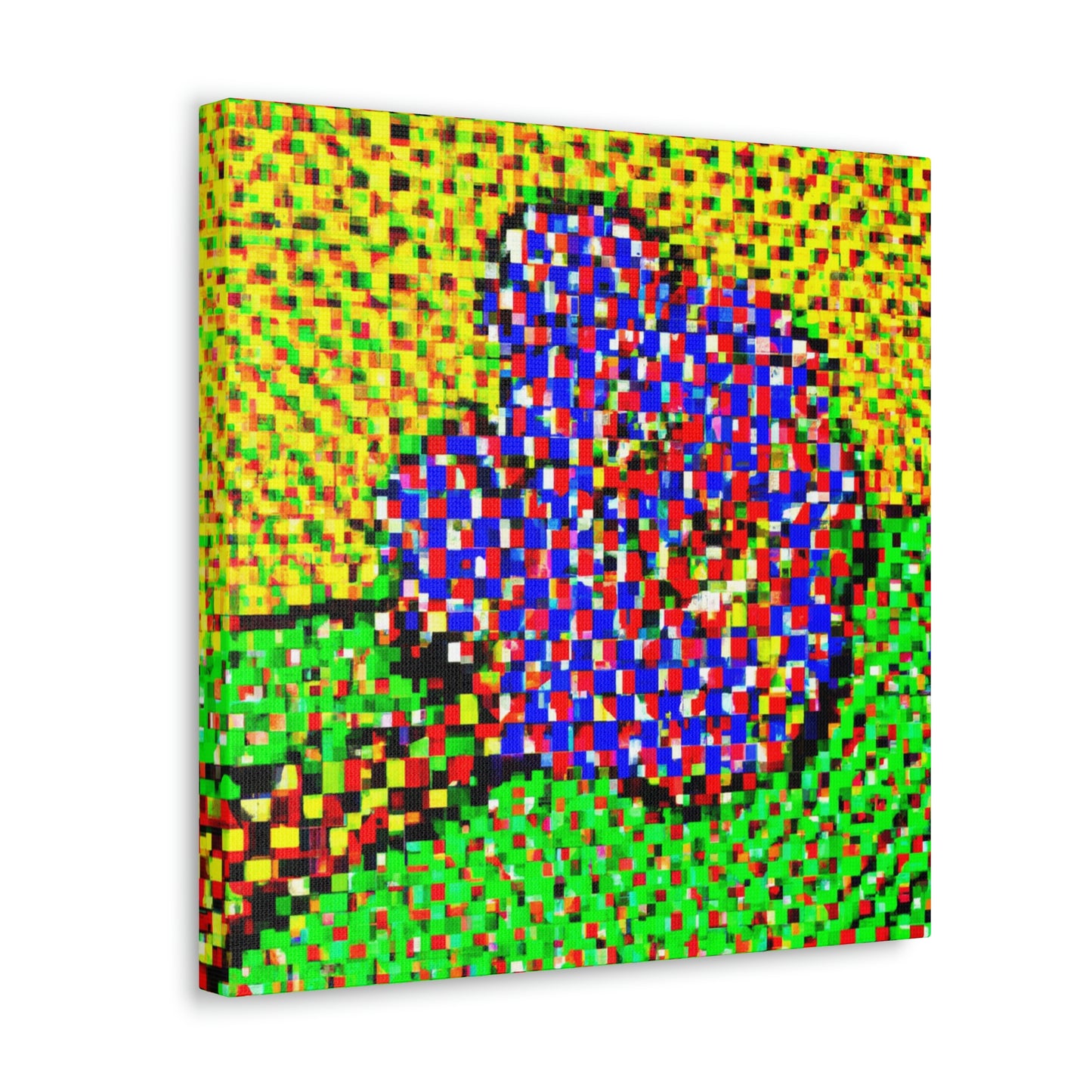 Pop Art Pointillism. - Canvas